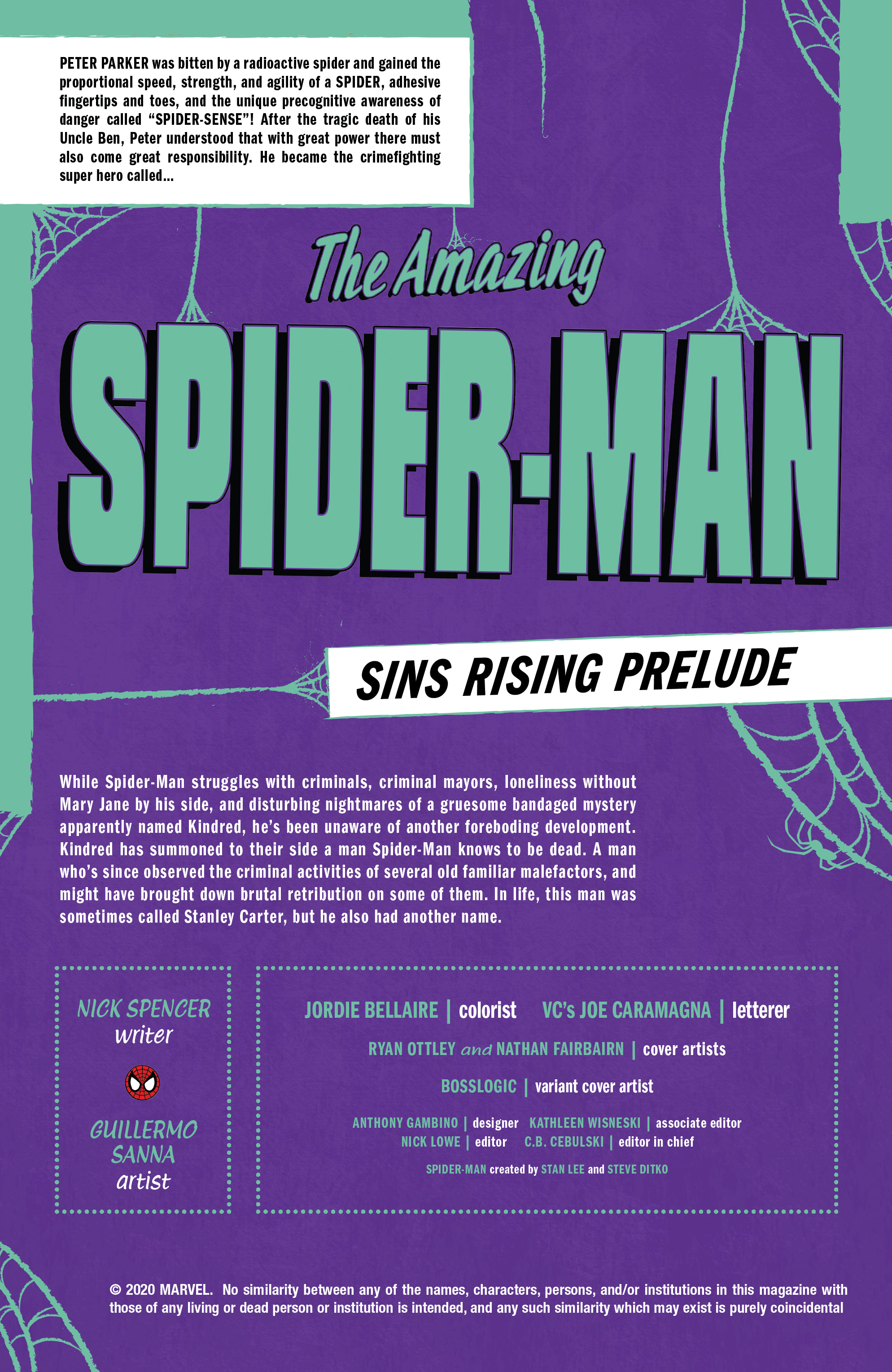 Amazing Spider-Man: Sins Rising Prelude (2020): Chapter 1 - Page 2