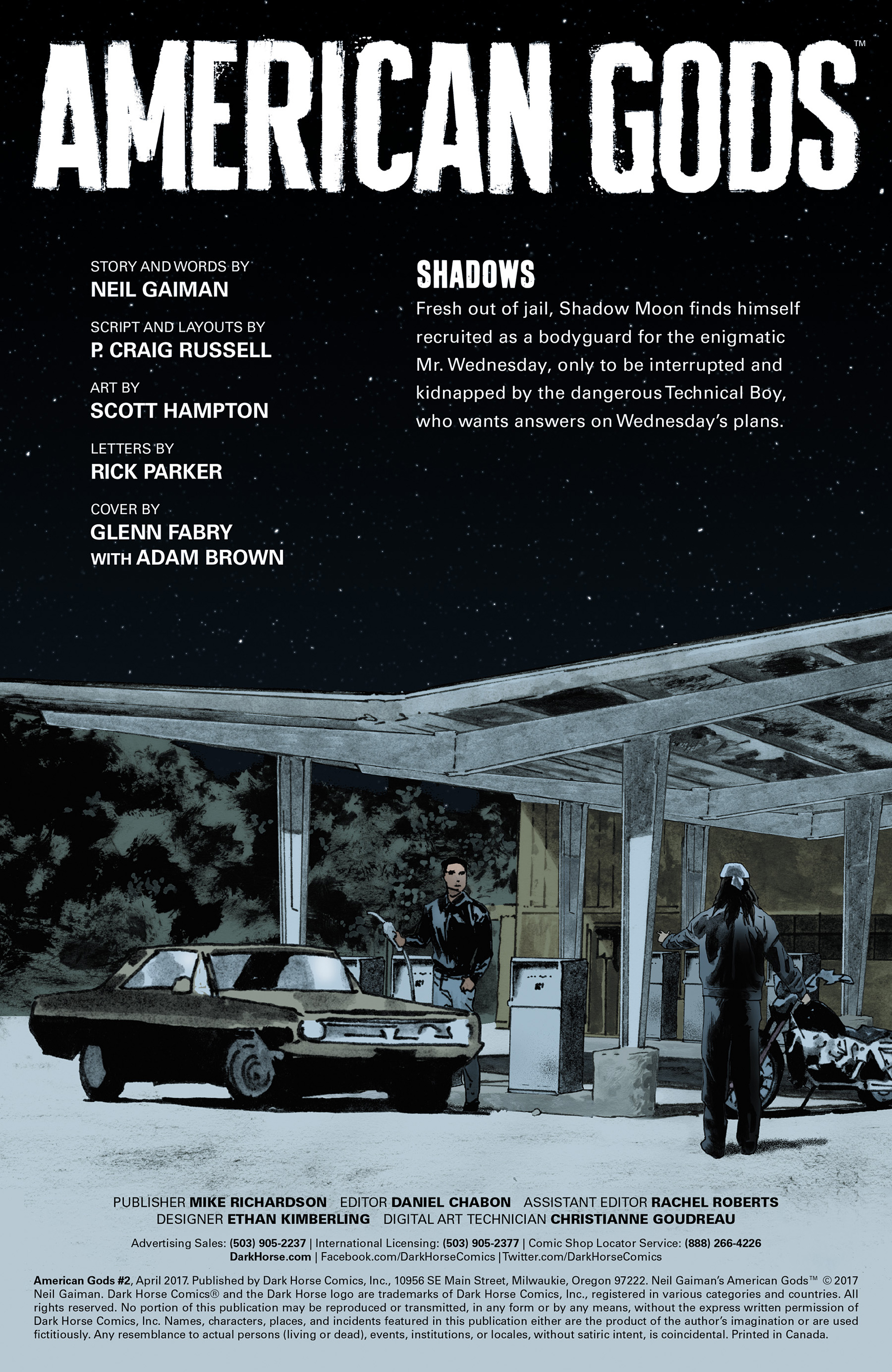 American Gods: Shadows (2017) issue 2 - Page 2