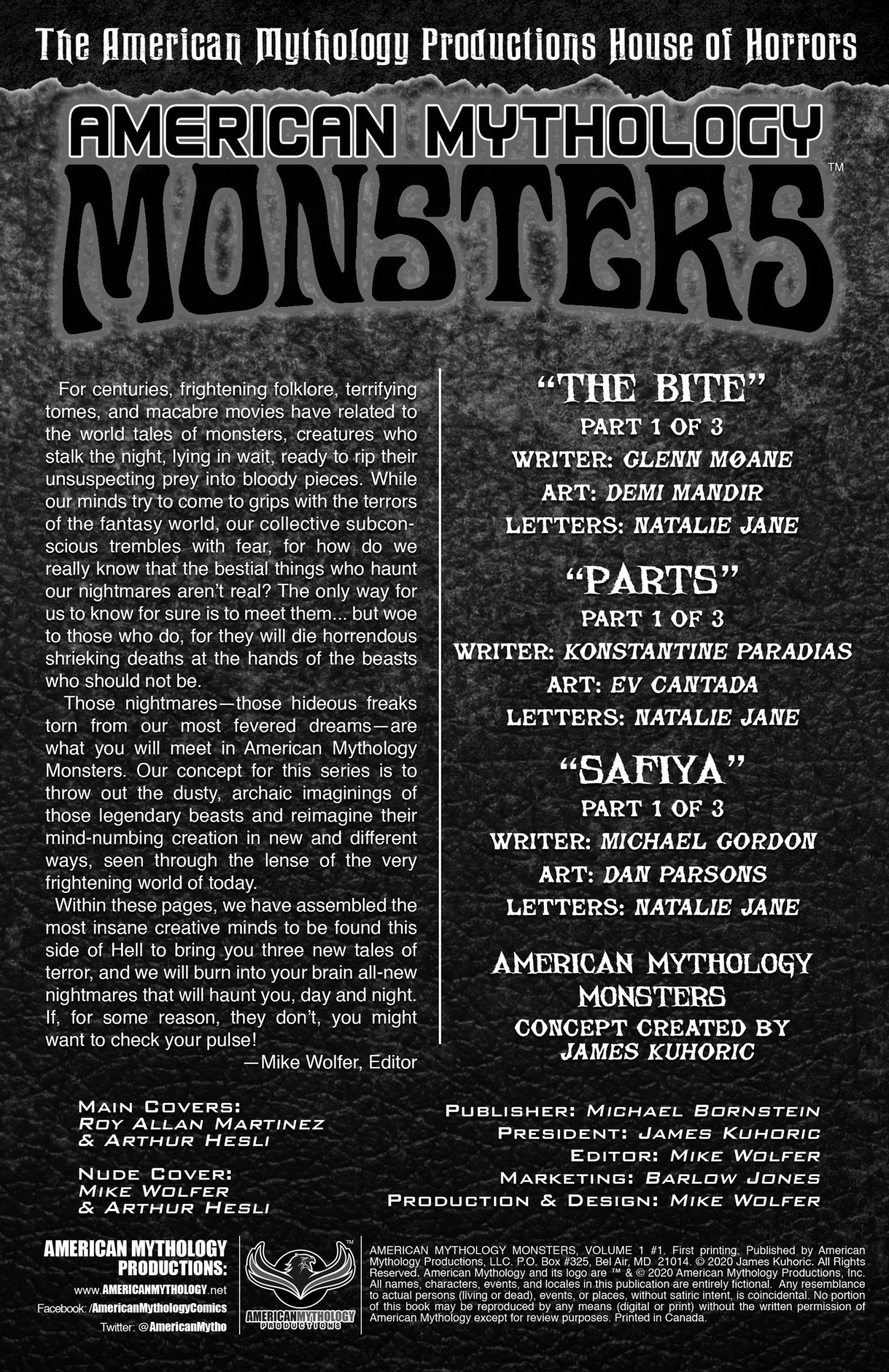 American Mythology Monsters (2021-): Chapter 1 - Page 2