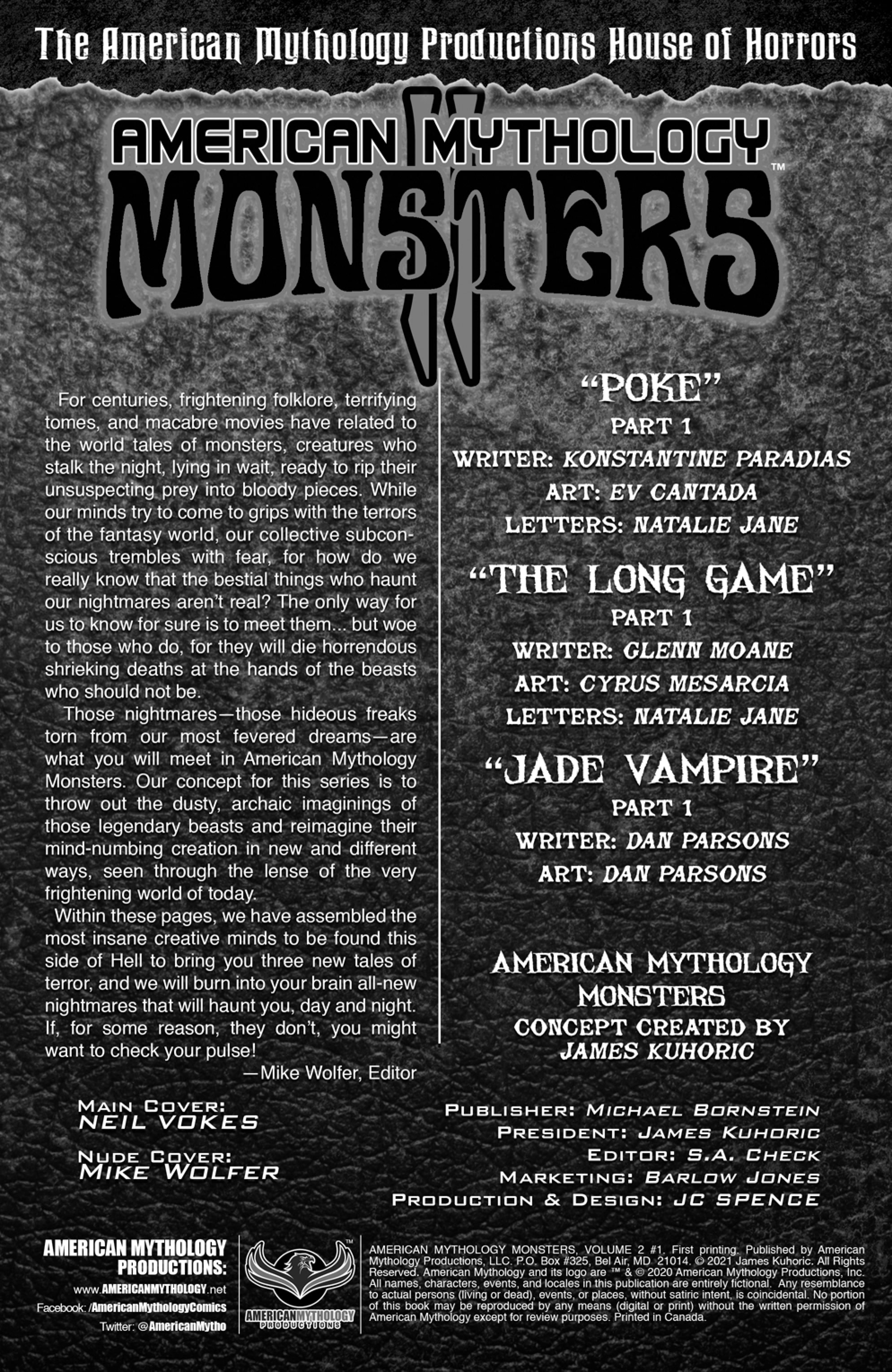 American Mythology Monsters Vol. 2 (2021-): Chapter 1 - Page 2