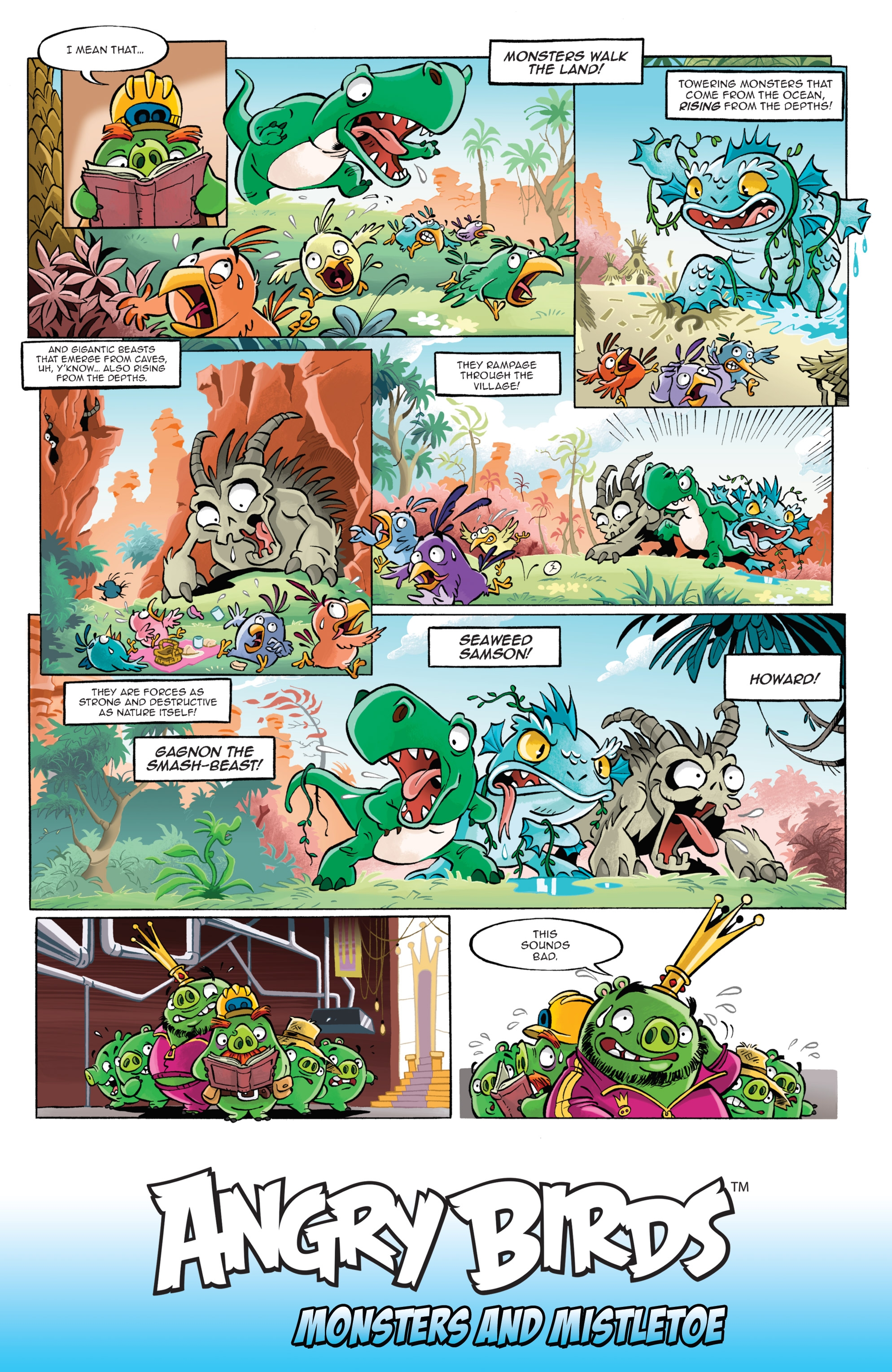 Angry Birds Comics Quarterly: Monsters & Mistletoe (2017) issue 1 - Page 9