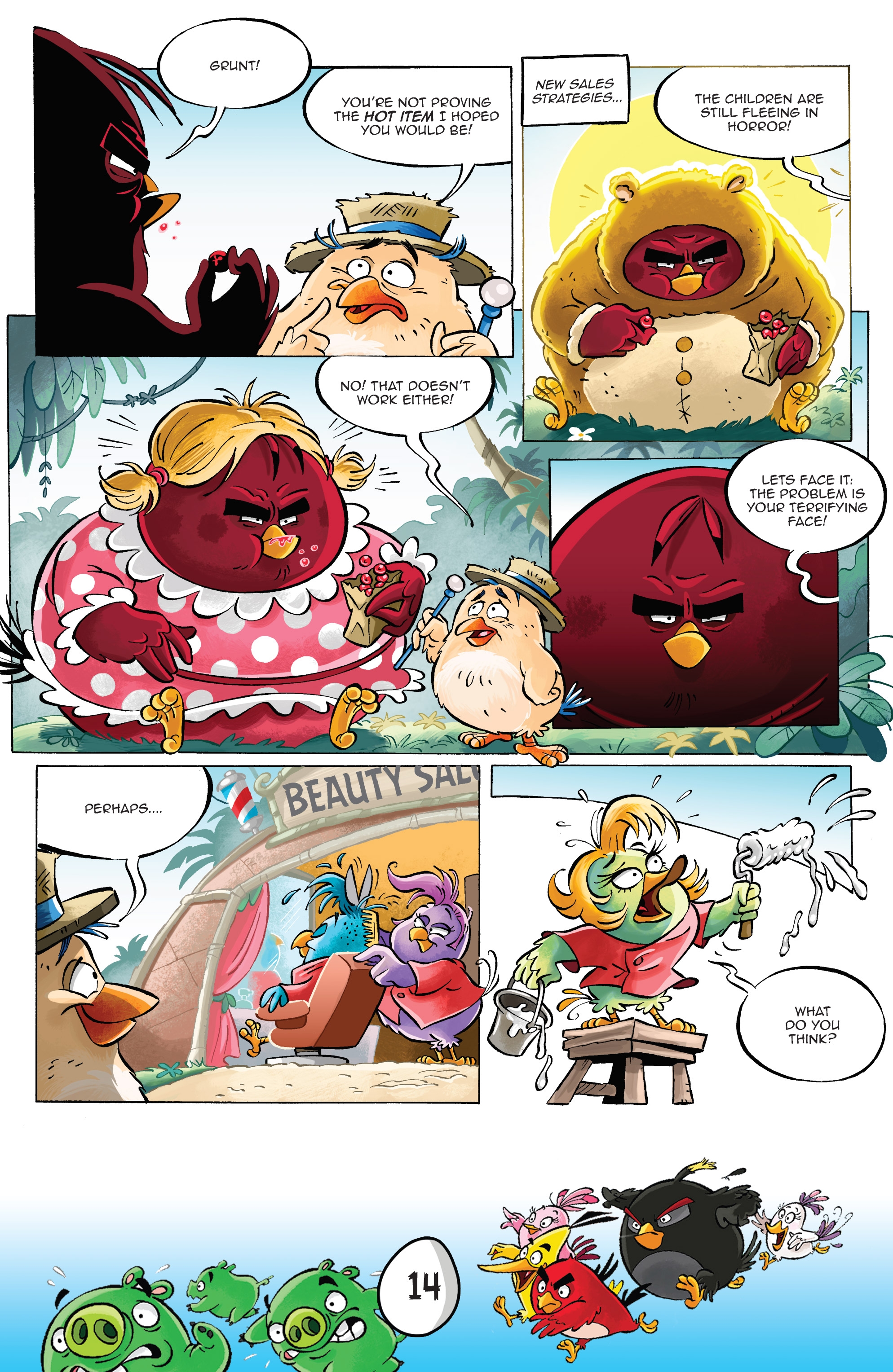 Angry Birds Comics Quarterly: Monsters & Mistletoe (2017) issue 1 - Page 16