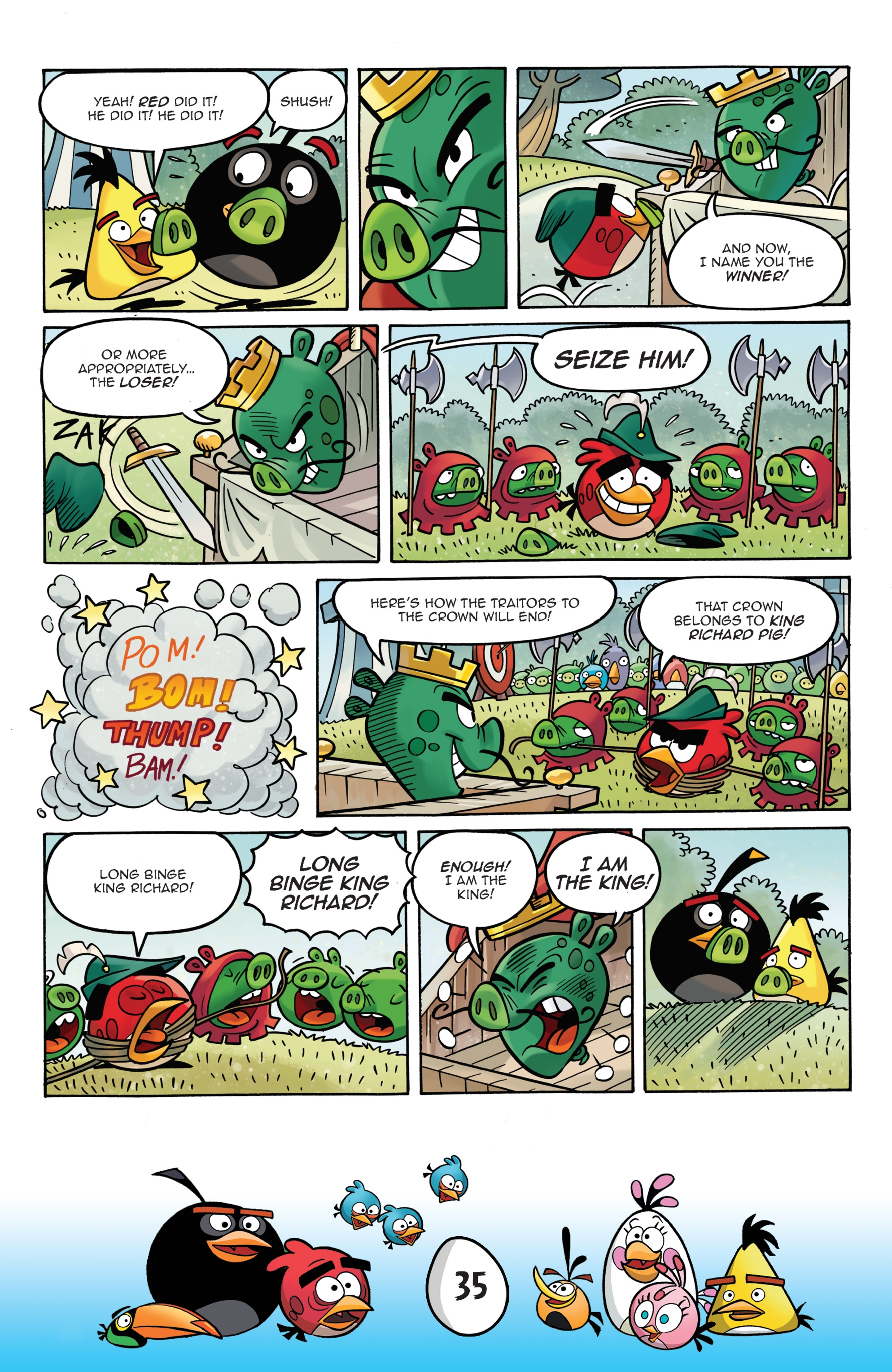 Angry Birds Comics Quarterly: Monsters & Mistletoe (2017) issue 1 - Page 37