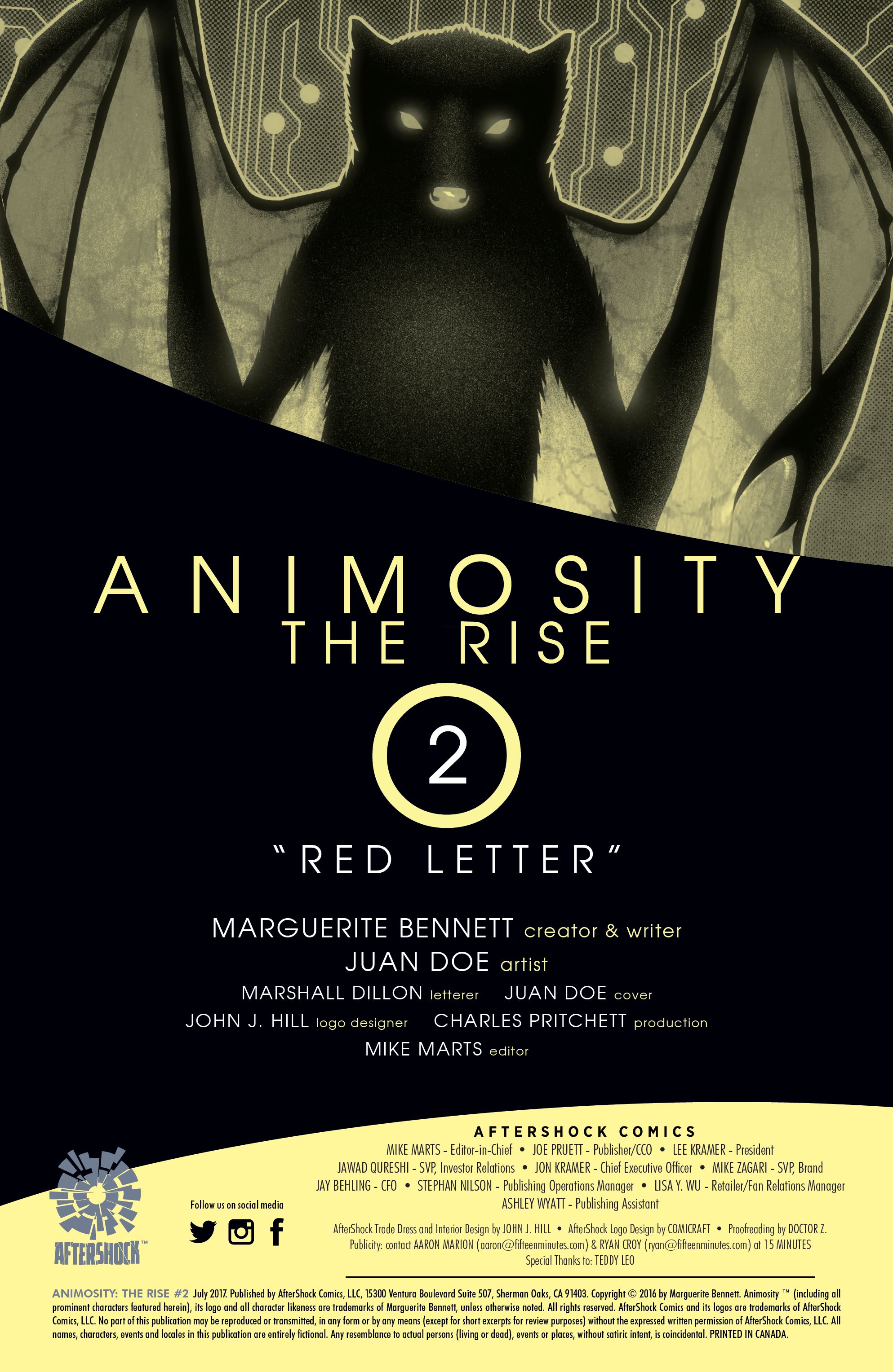 Animosity: The Rise (2017): Chapter 2 - Page 2
