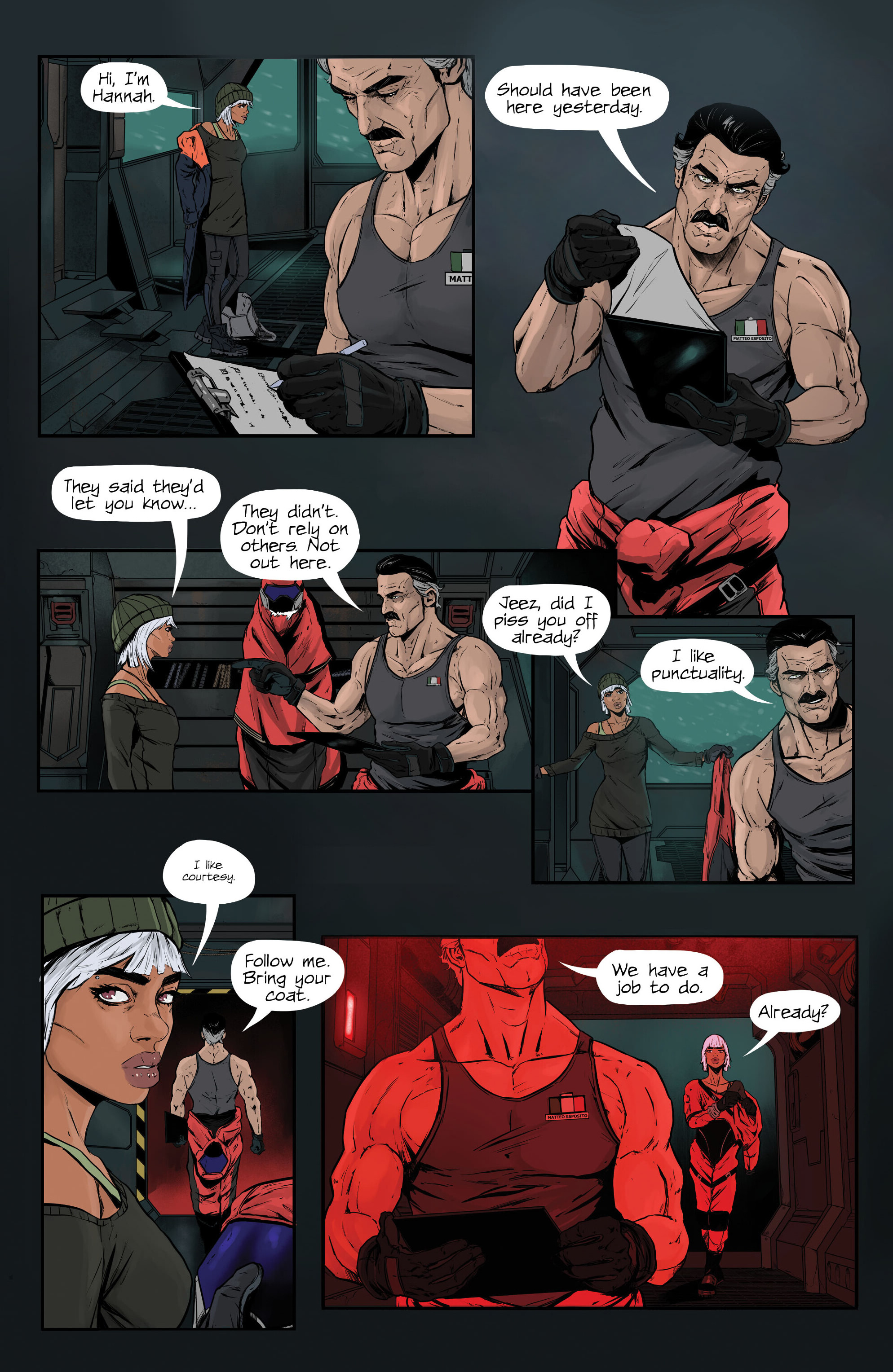 <{ $series->title }} issue 1 - Page 20