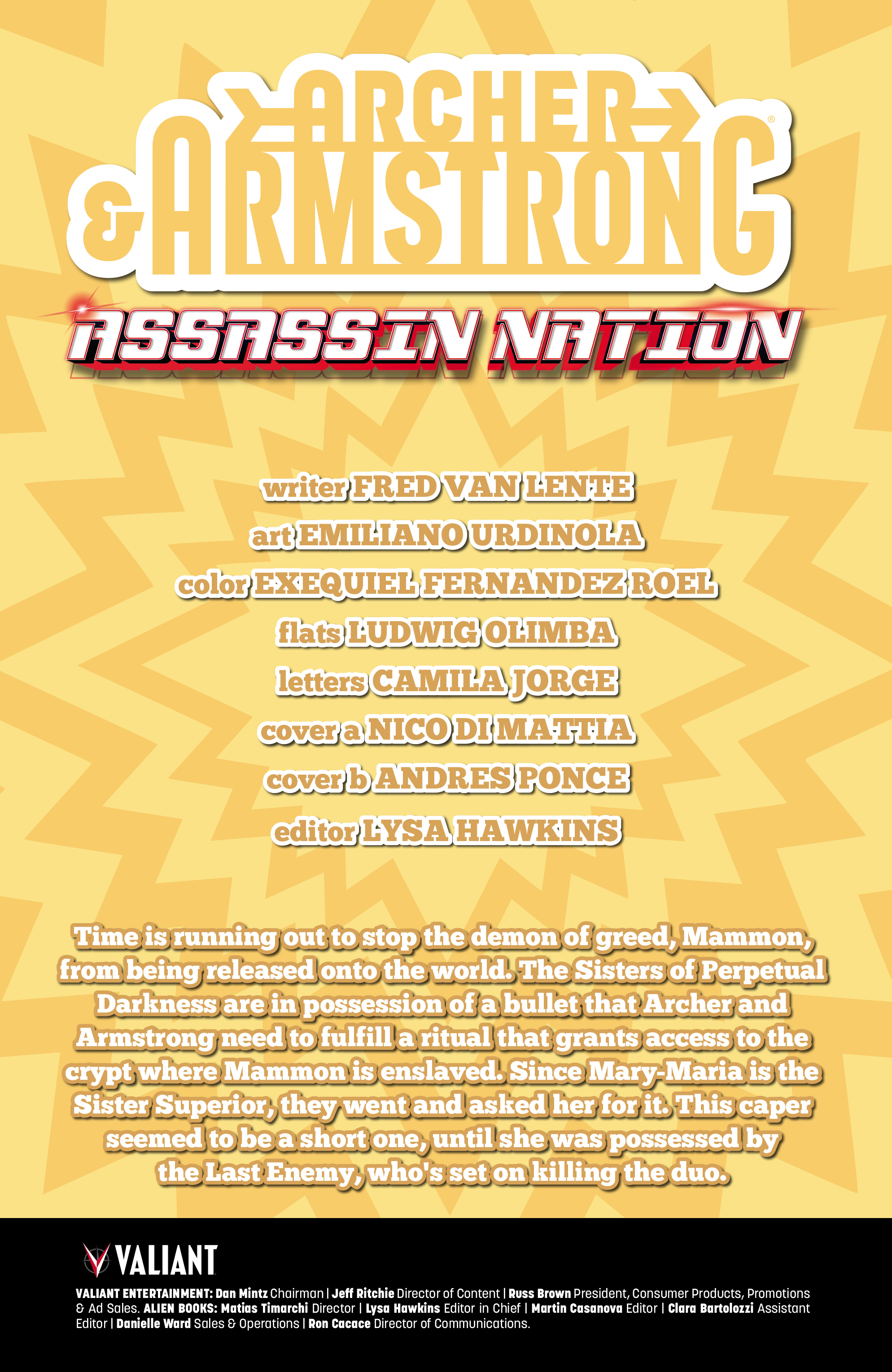 Archer and Armstrong: Assassin Nation (2024-) issue 2 - Page 2