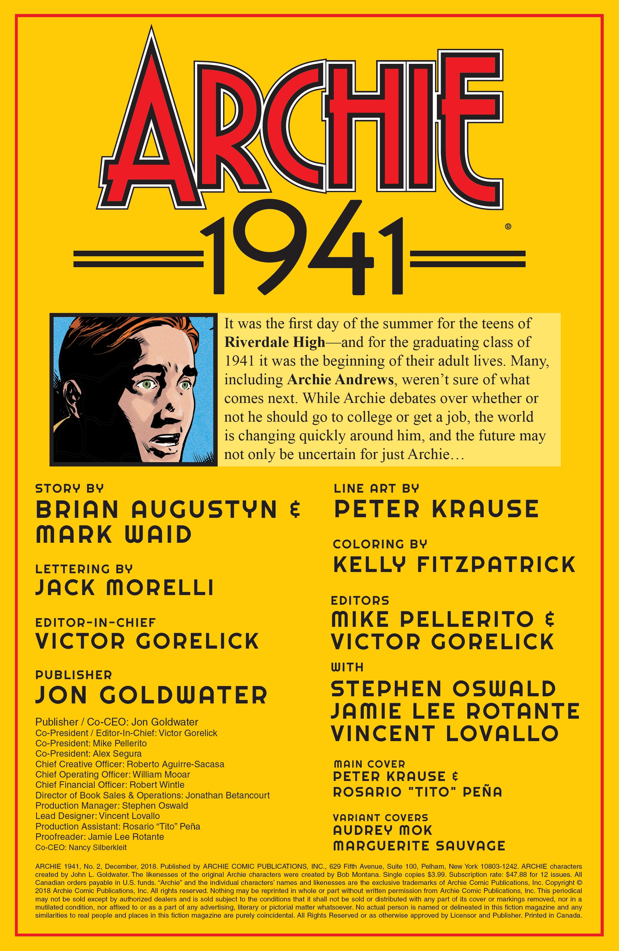 Archie: 1941 (2018-): Chapter 2 - Page 2