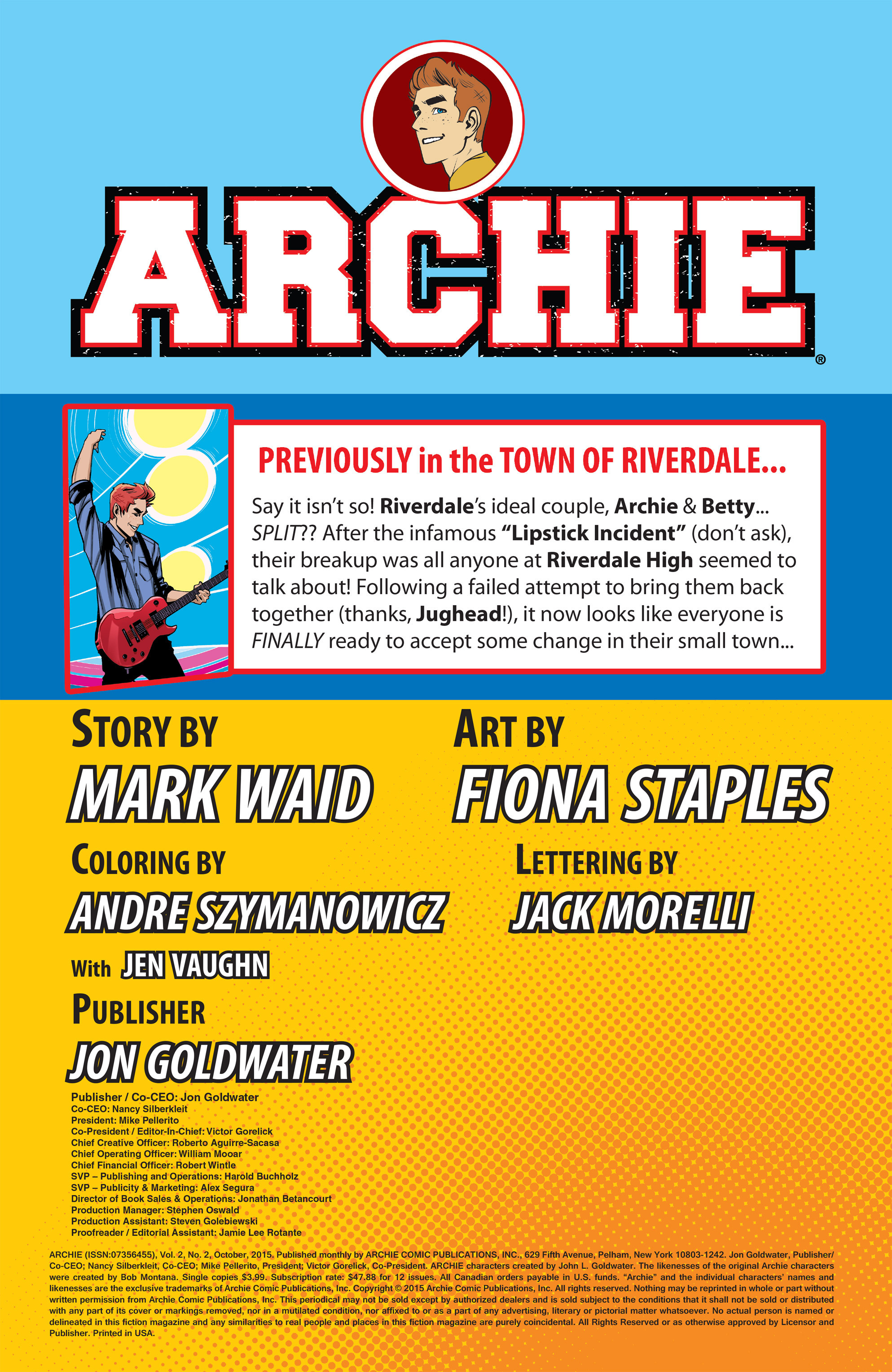 Archie (2015-): Chapter 2 - Page 2