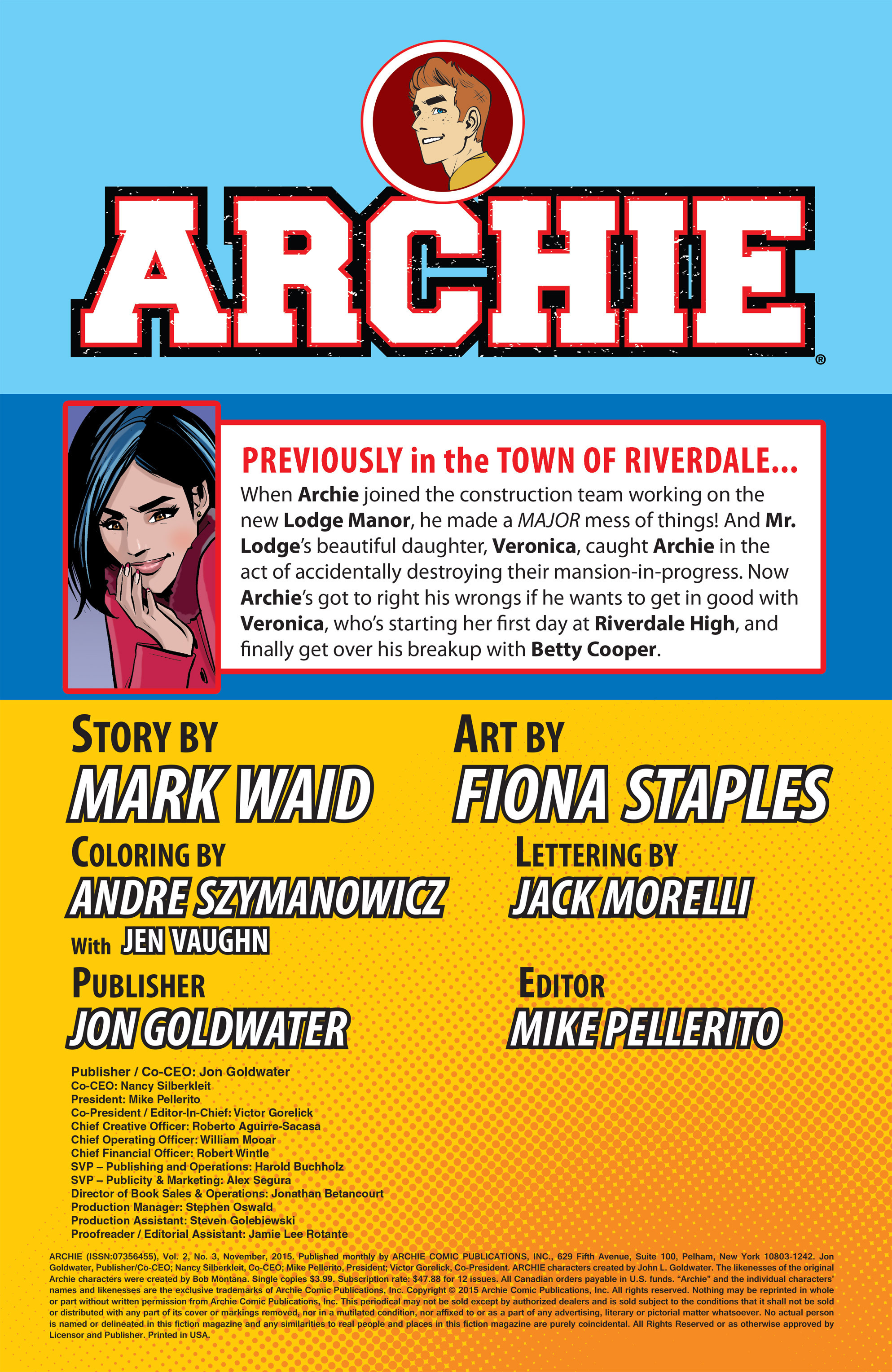 Archie (2015-): Chapter 3 - Page 2