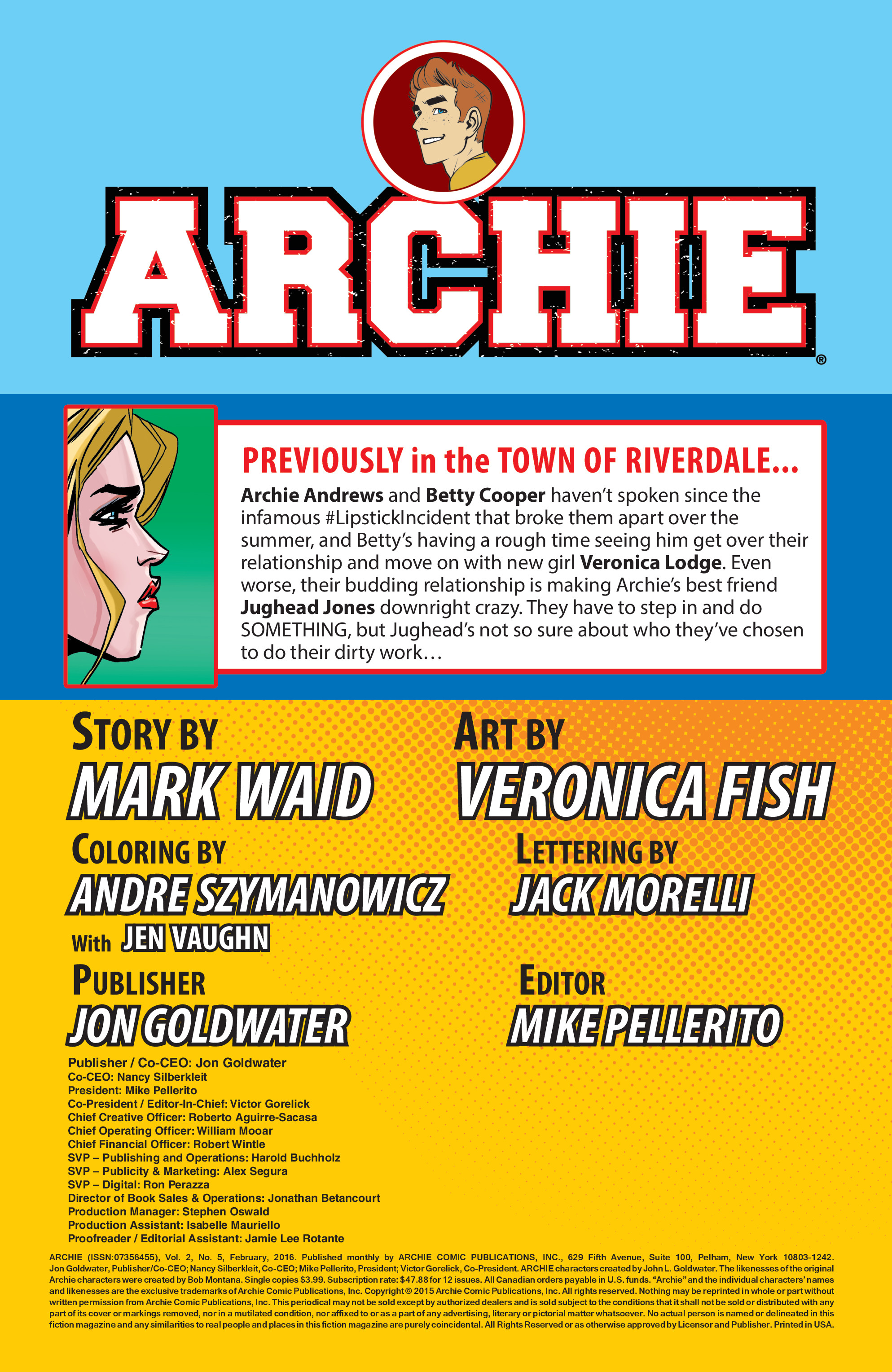 Archie (2015-): Chapter 5 - Page 2