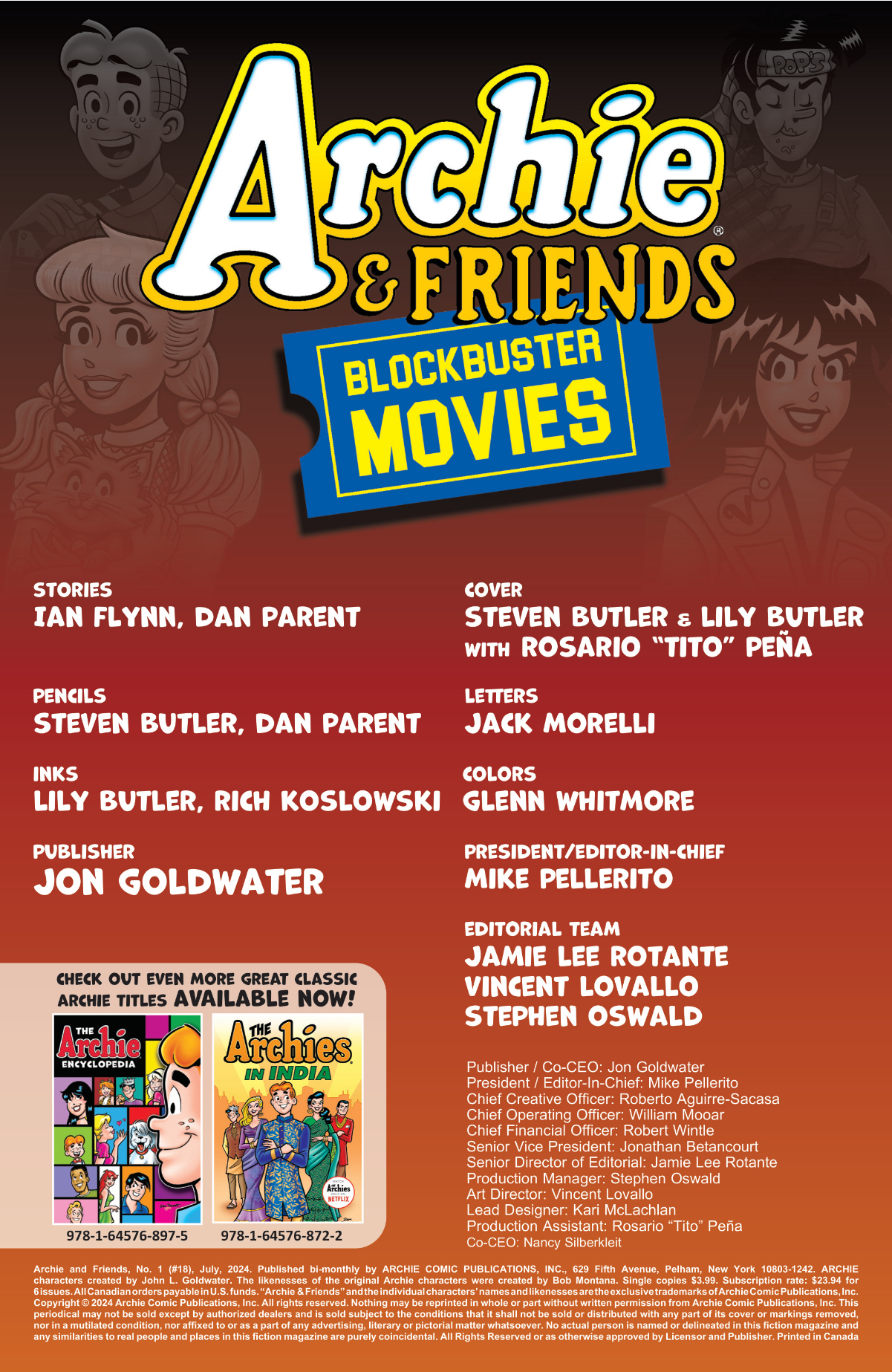 Archie and Friends: Blockbuster Movies (2024) issue 1 - Page 2