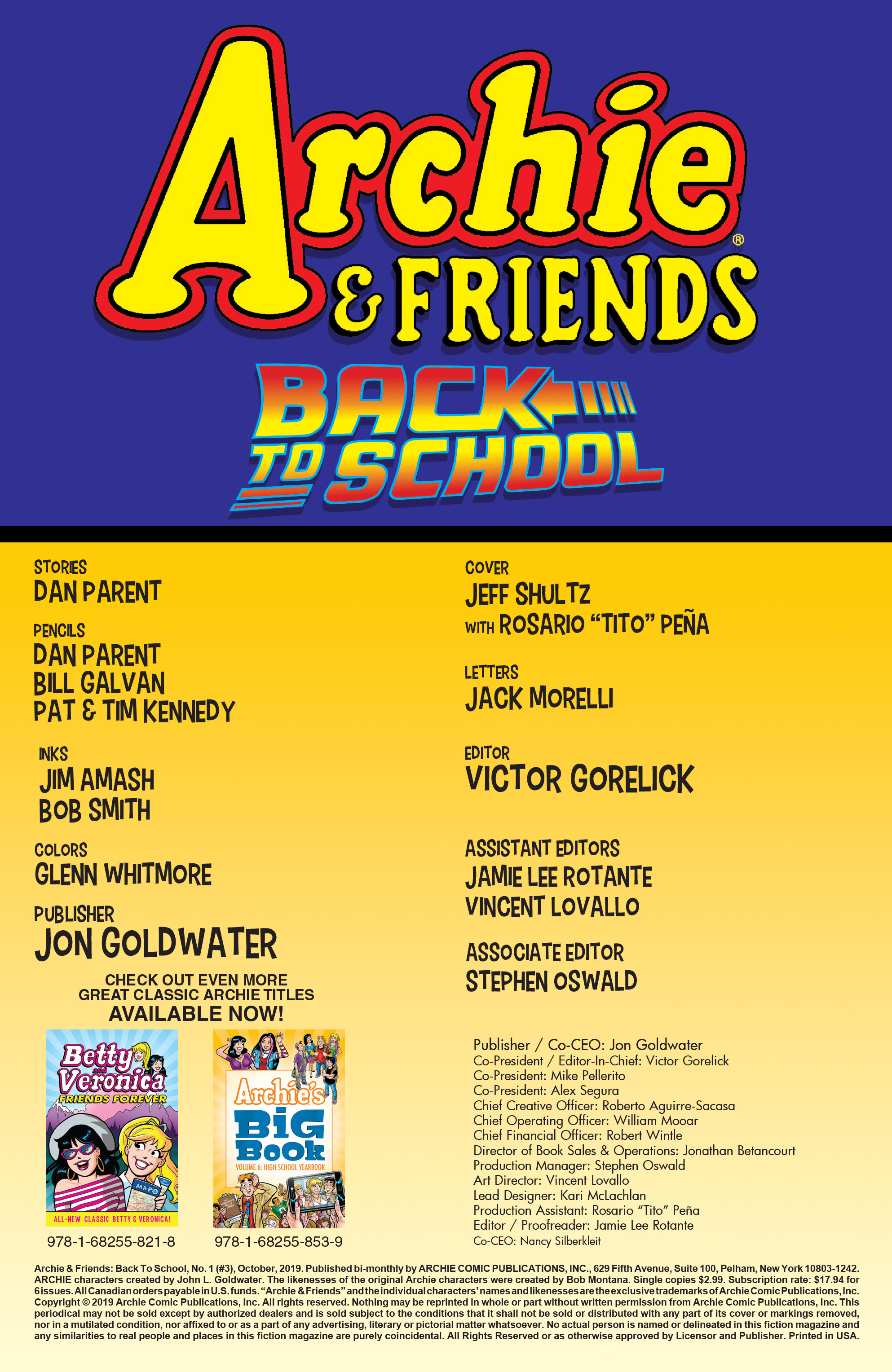 Archie & Friends: Back to School (2019-): Chapter 1 - Page 2