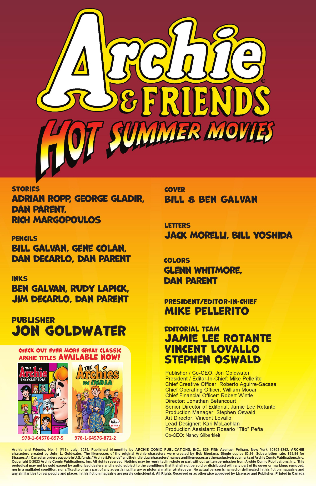 Archie & Friends: Hot Summer Movies (2023): Chapter 1 - Page 2