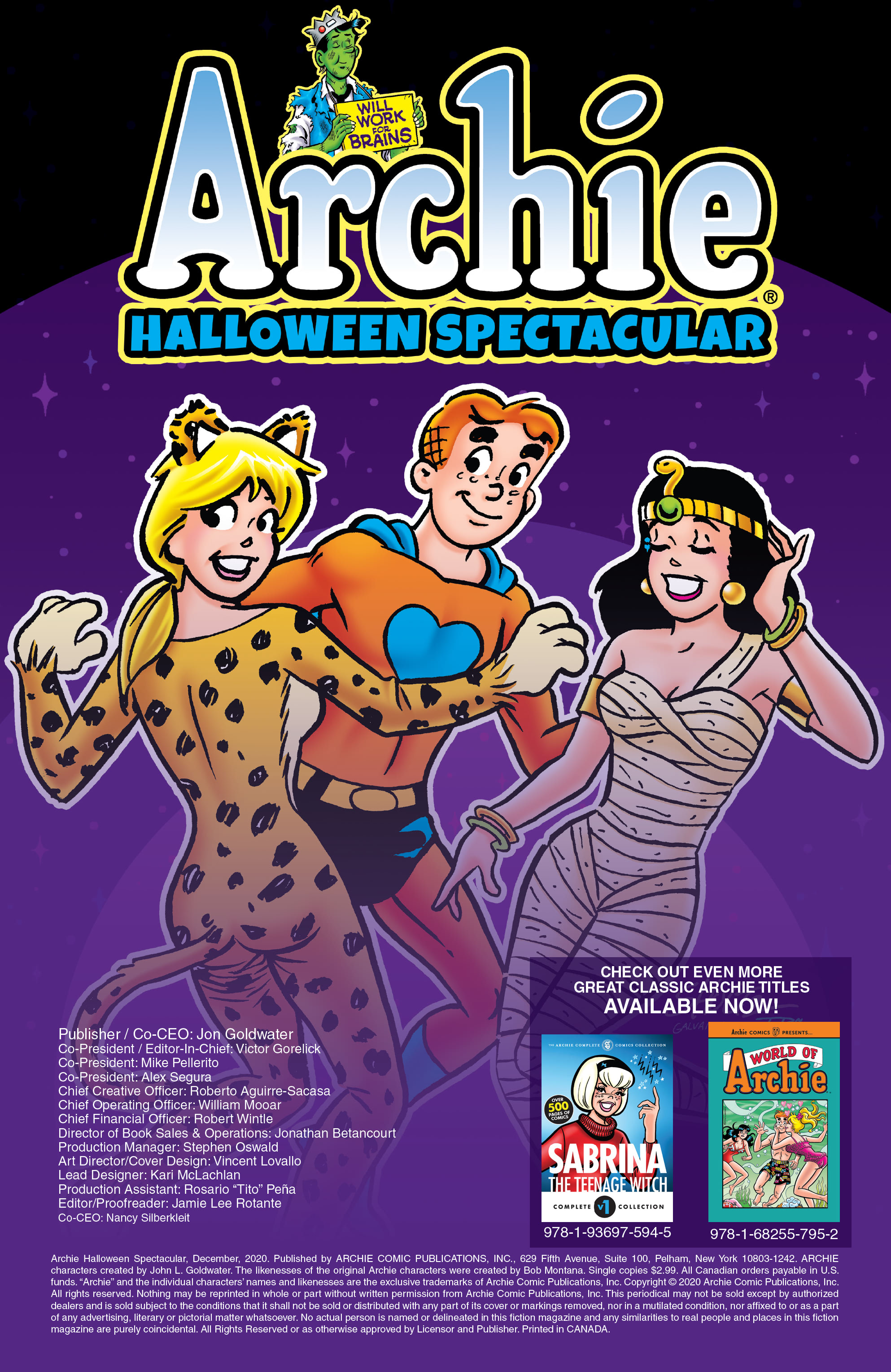 Read Archie Halloween Spectacular (2020) Issue #1 Online - All Page