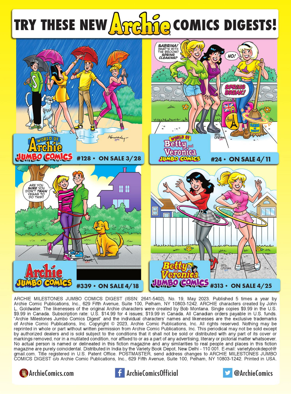 Archie Milestones Jumbo Comics Digest (2020) issue 19 - Page 184