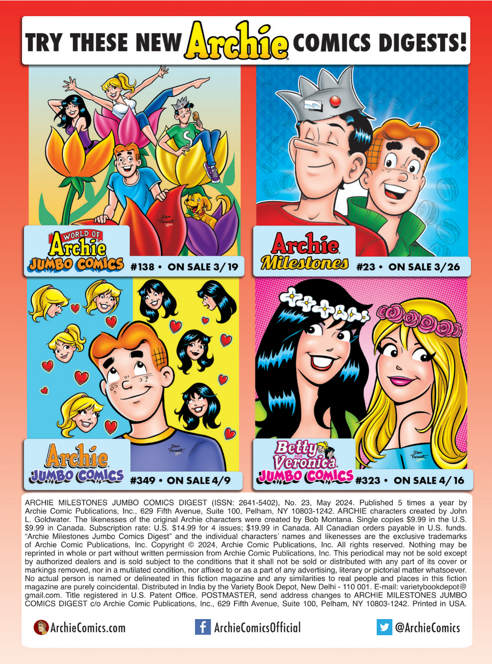 Archie Milestones Jumbo Comics Digest (2020) issue 23 - Page 184