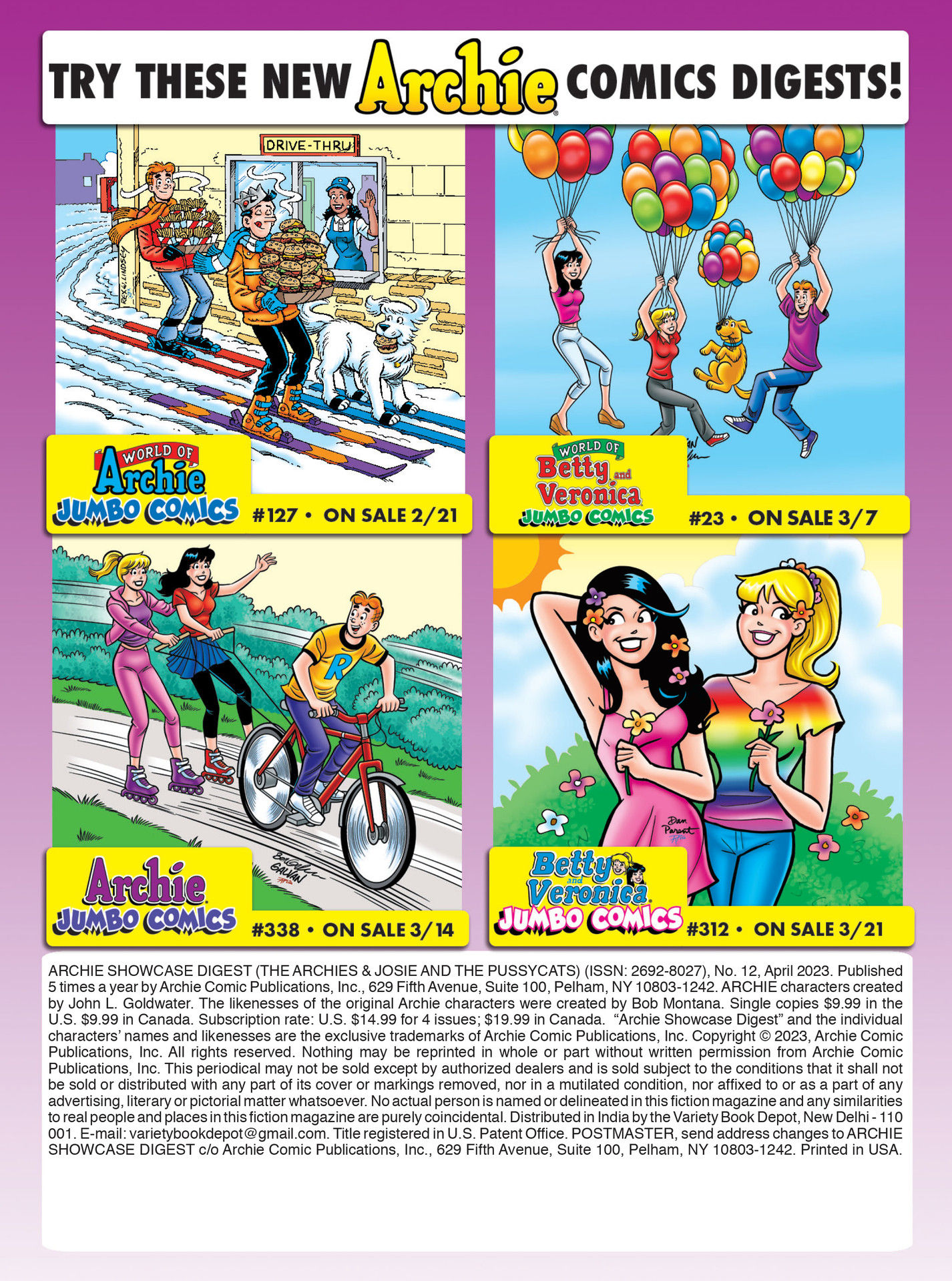 Archie Showcase Digest (2020-) issue 12 - Page 184