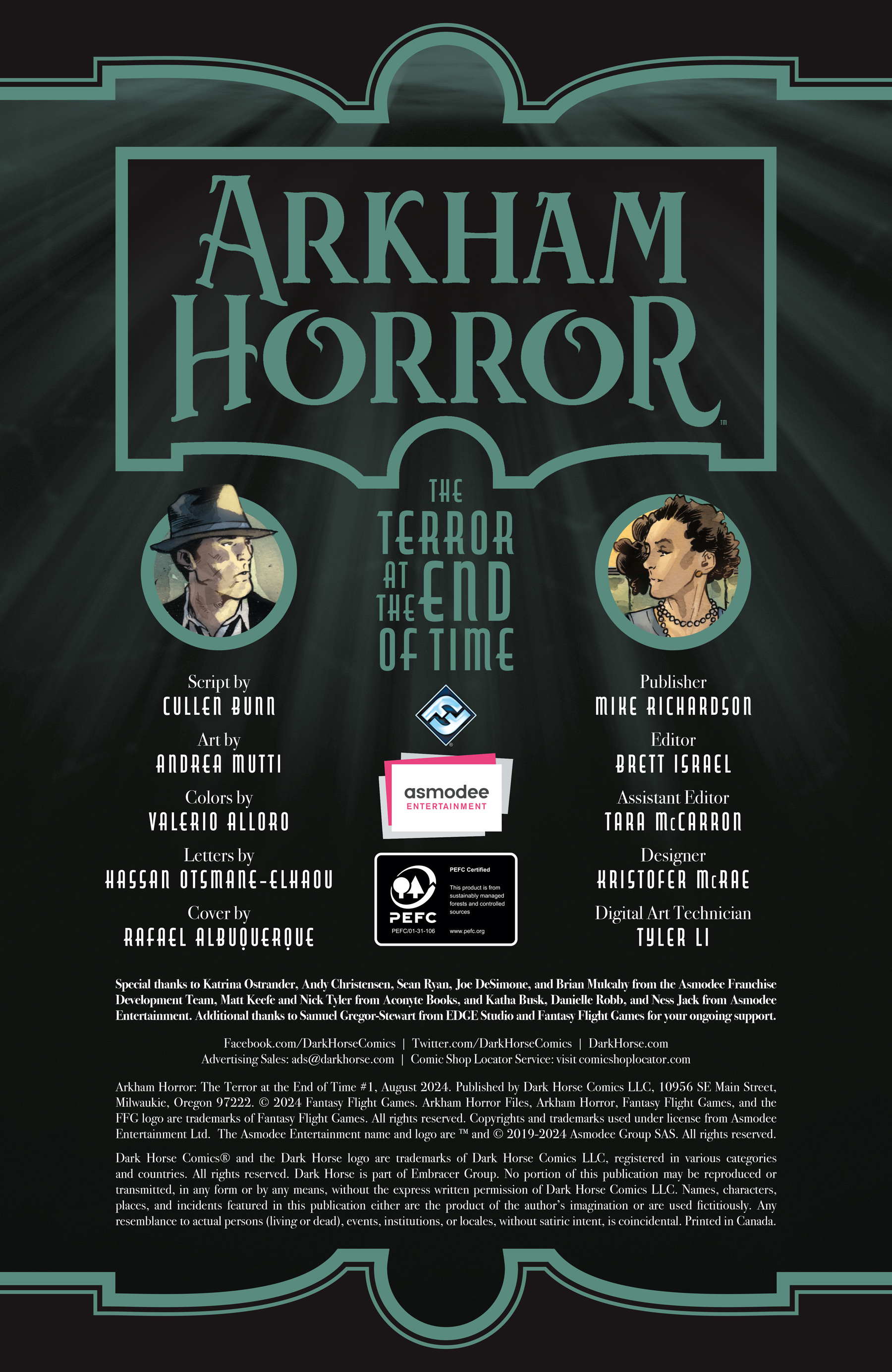 Arkham Horror: The Terror at the End of Time (2024-) issue 1 - Page 2