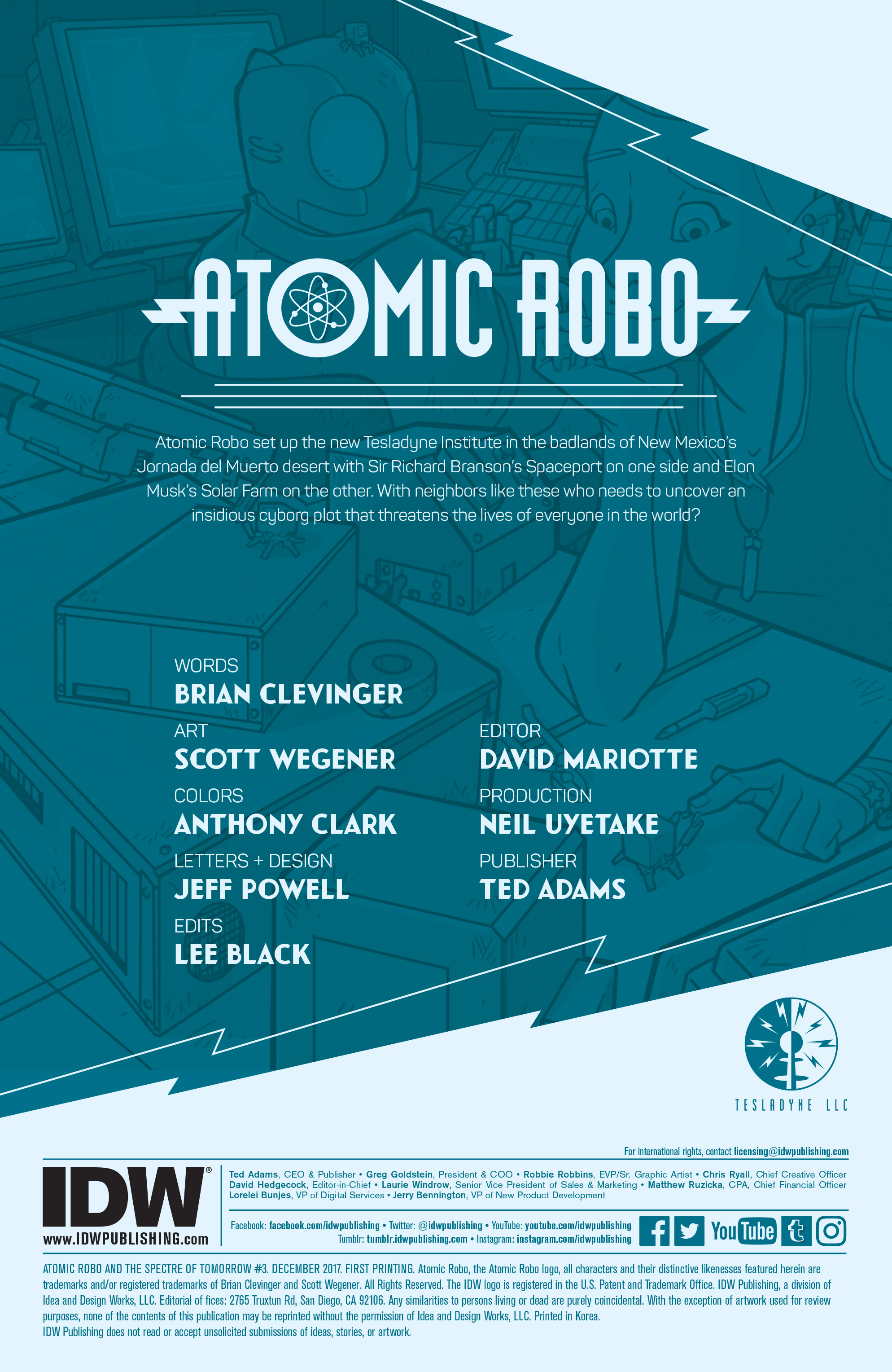 Atomic Robo Spectre of Tomorrow (2017) issue 3 - Page 2