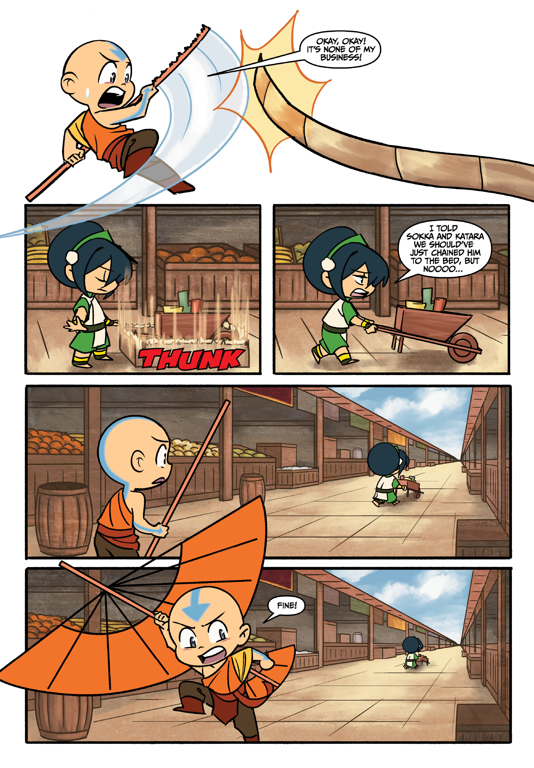 Avatar: The Last Airbender - Aang's Unfreezing Day (2023) issue 1 - Page 12