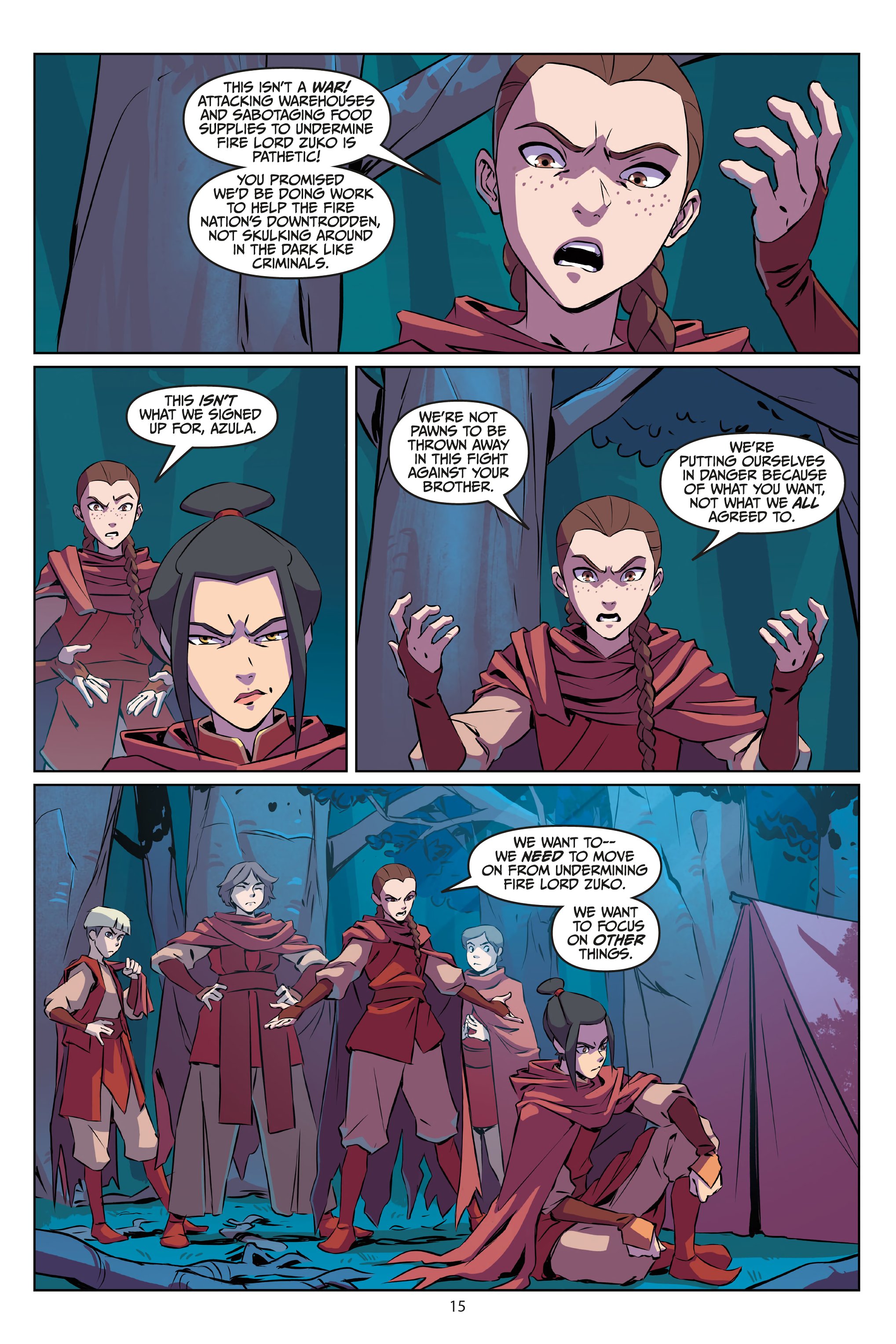 Avatar: The Last Airbender - Azula in the Spirit Temple (2023) issue 1 - Page 16