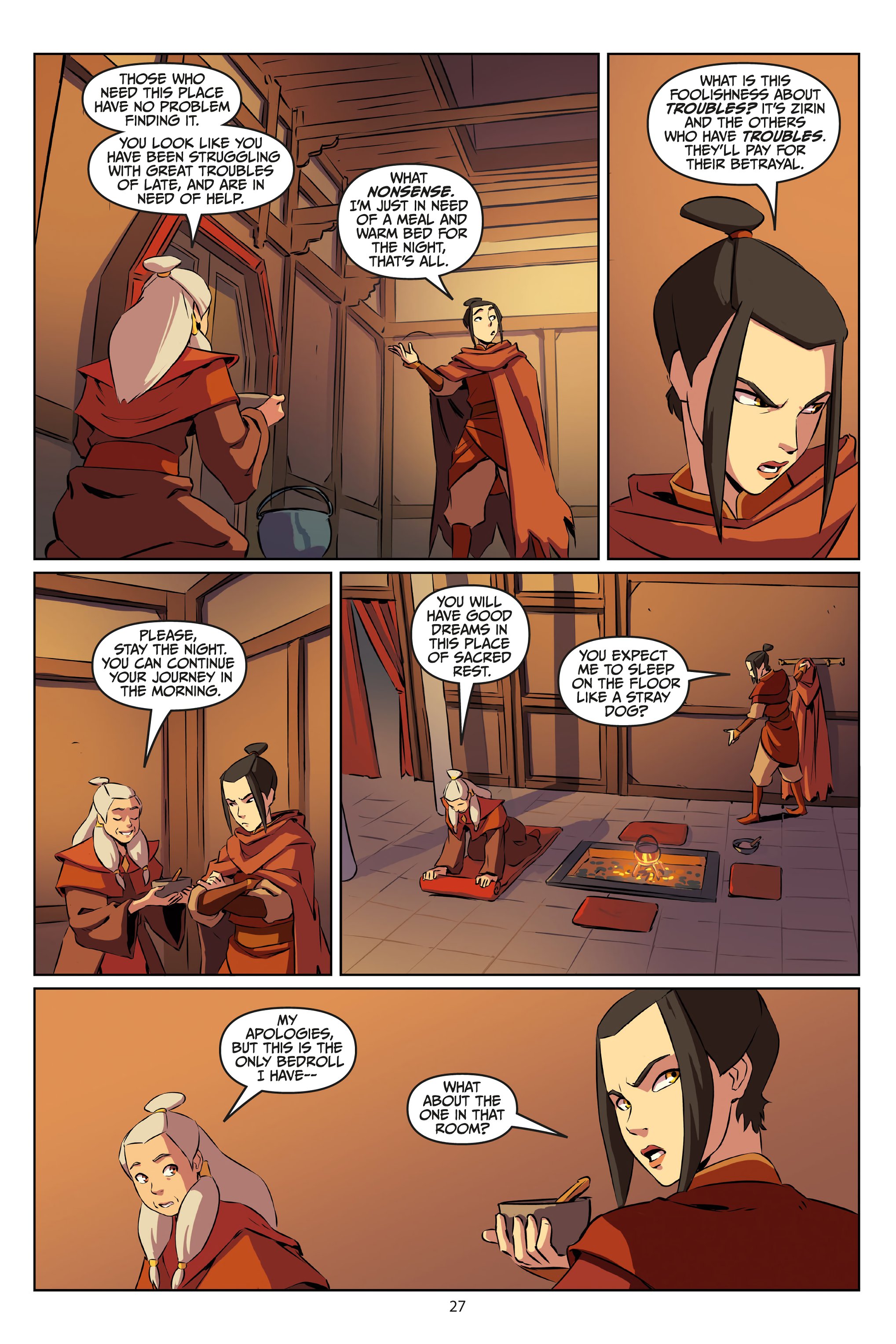 Avatar: The Last Airbender - Azula in the Spirit Temple (2023) issue 1 - Page 28