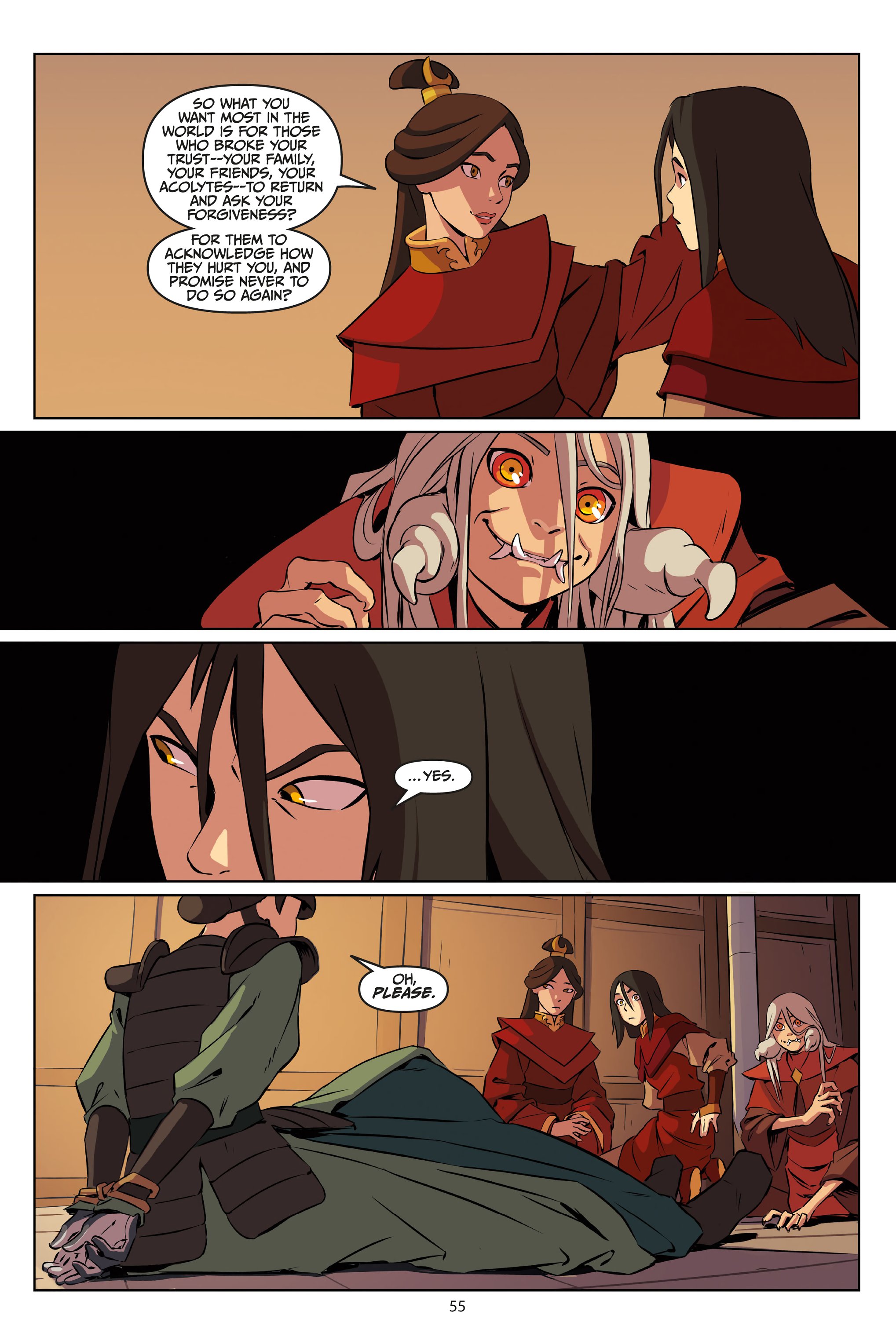 Avatar: The Last Airbender - Azula in the Spirit Temple (2023) issue 1 - Page 56