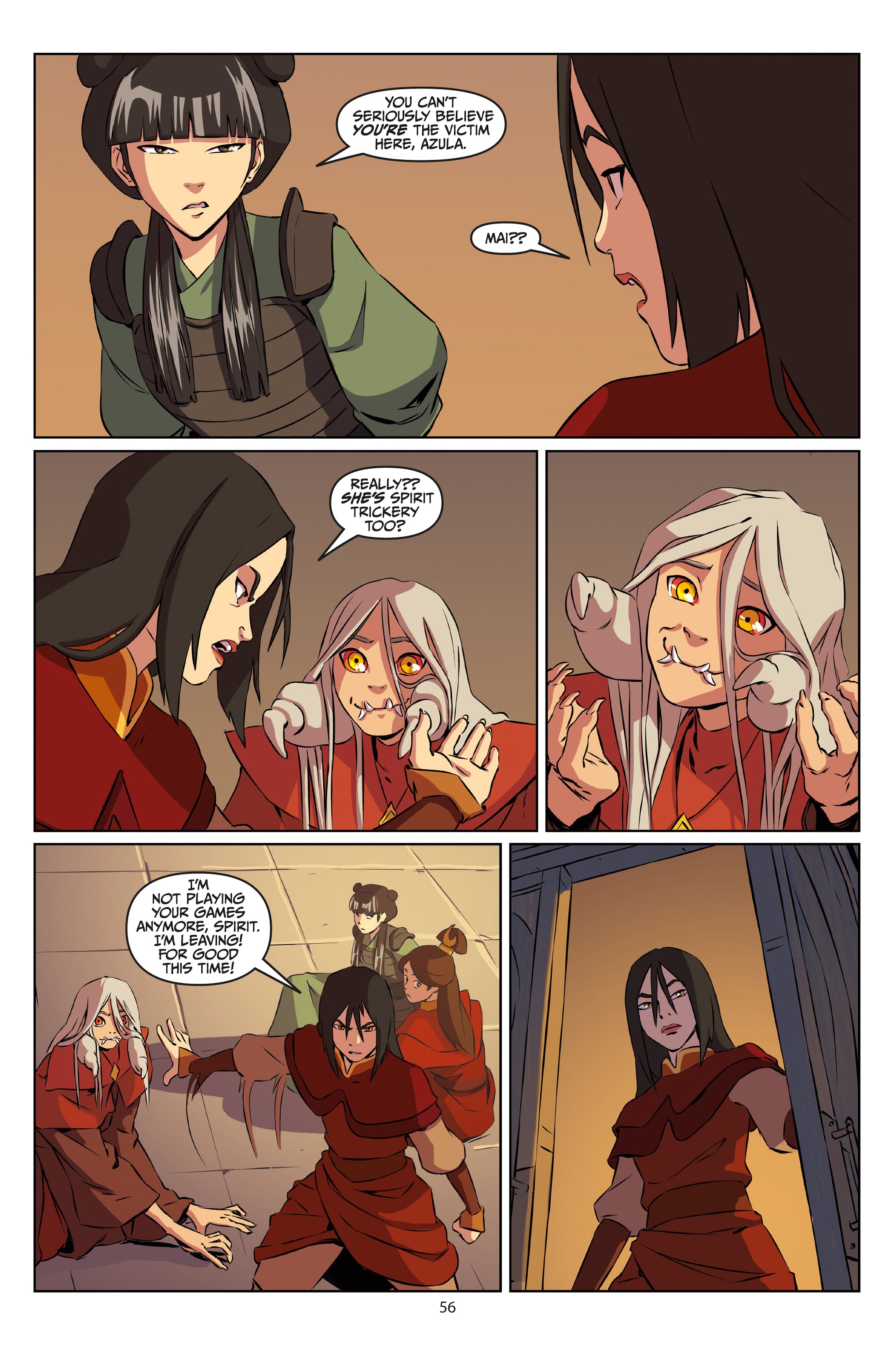 Avatar: The Last Airbender - Azula in the Spirit Temple (2023) issue 1 - Page 57