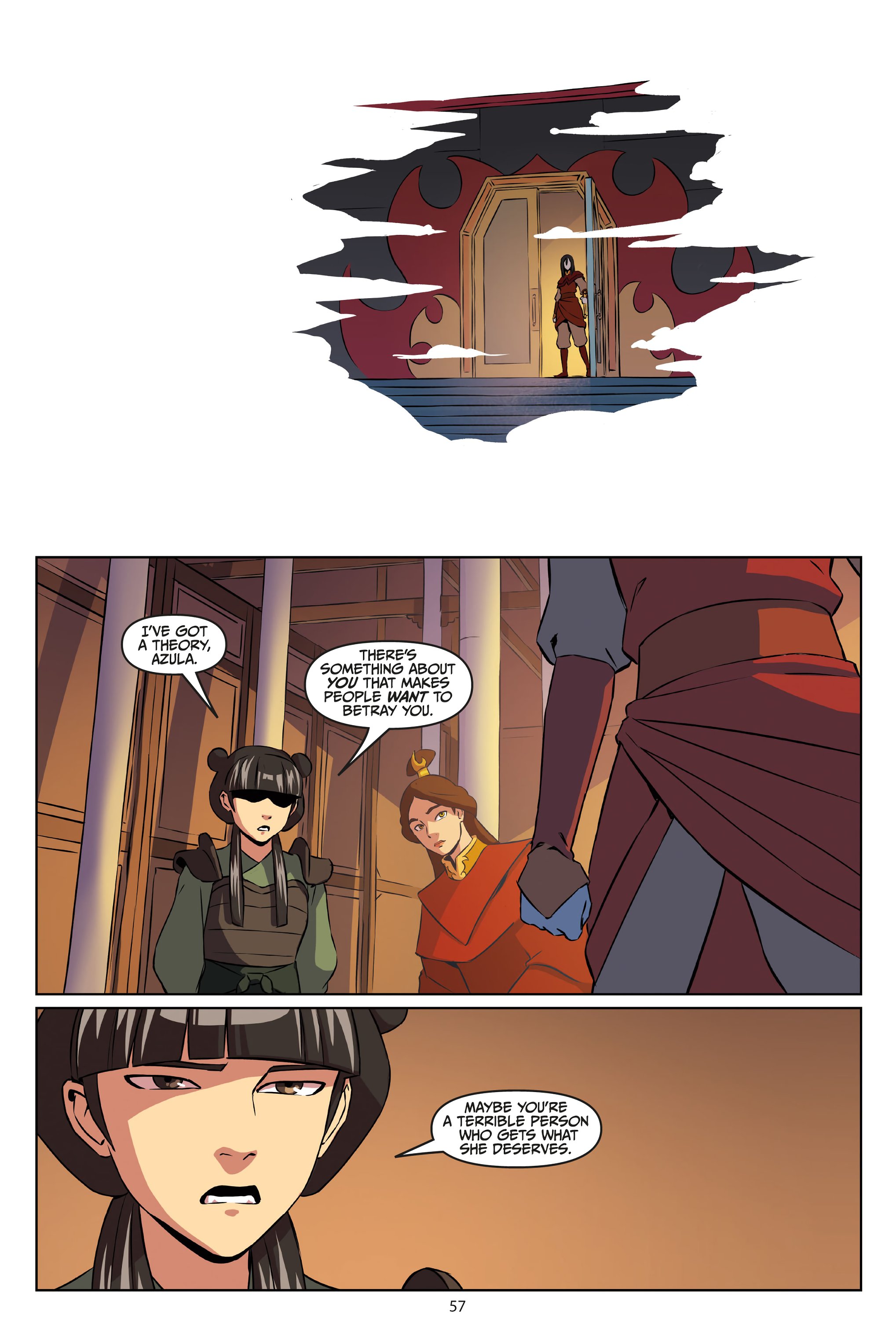 Avatar: The Last Airbender - Azula in the Spirit Temple (2023) issue 1 - Page 58