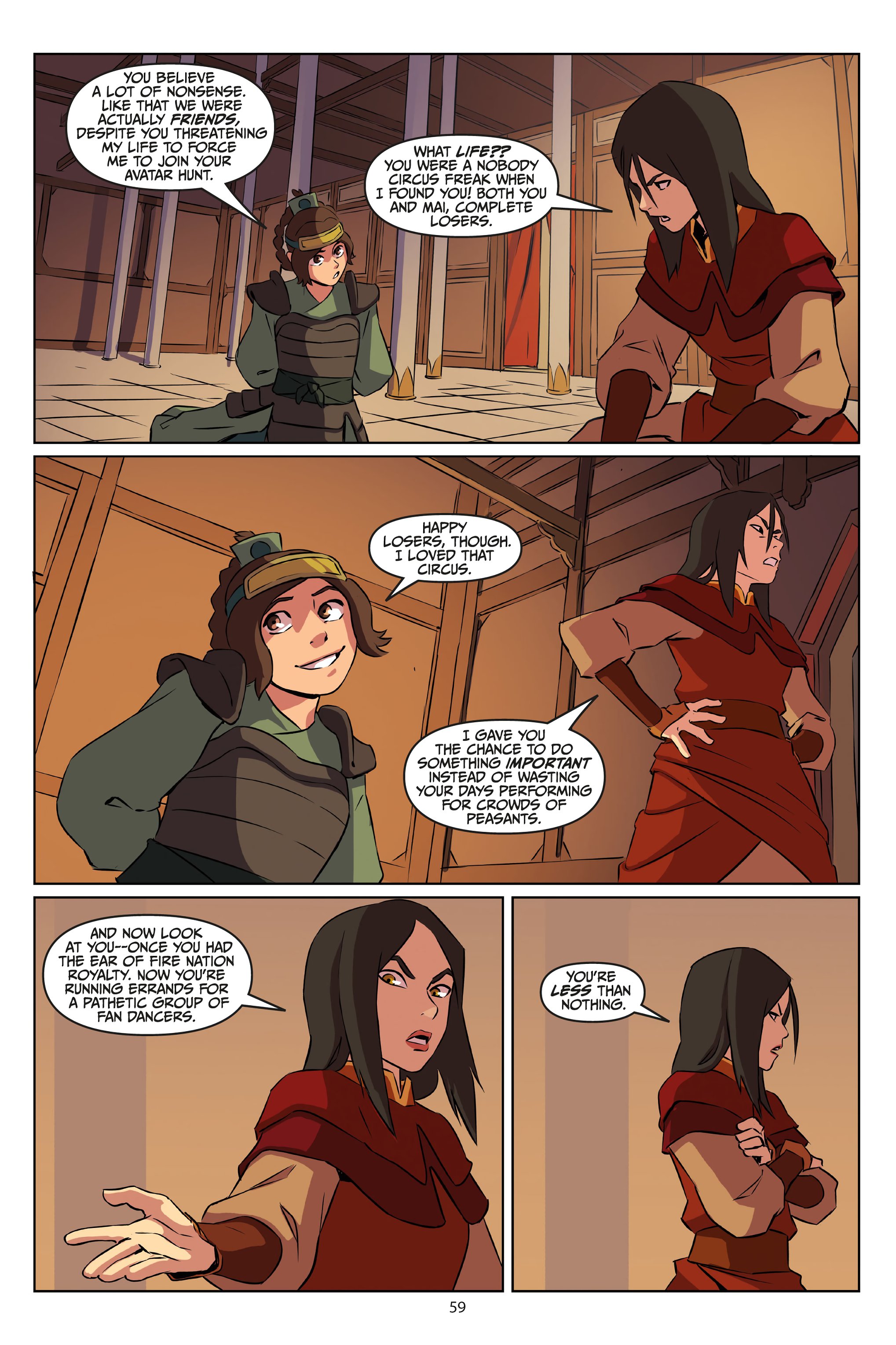 Avatar: The Last Airbender - Azula in the Spirit Temple (2023) issue 1 - Page 60