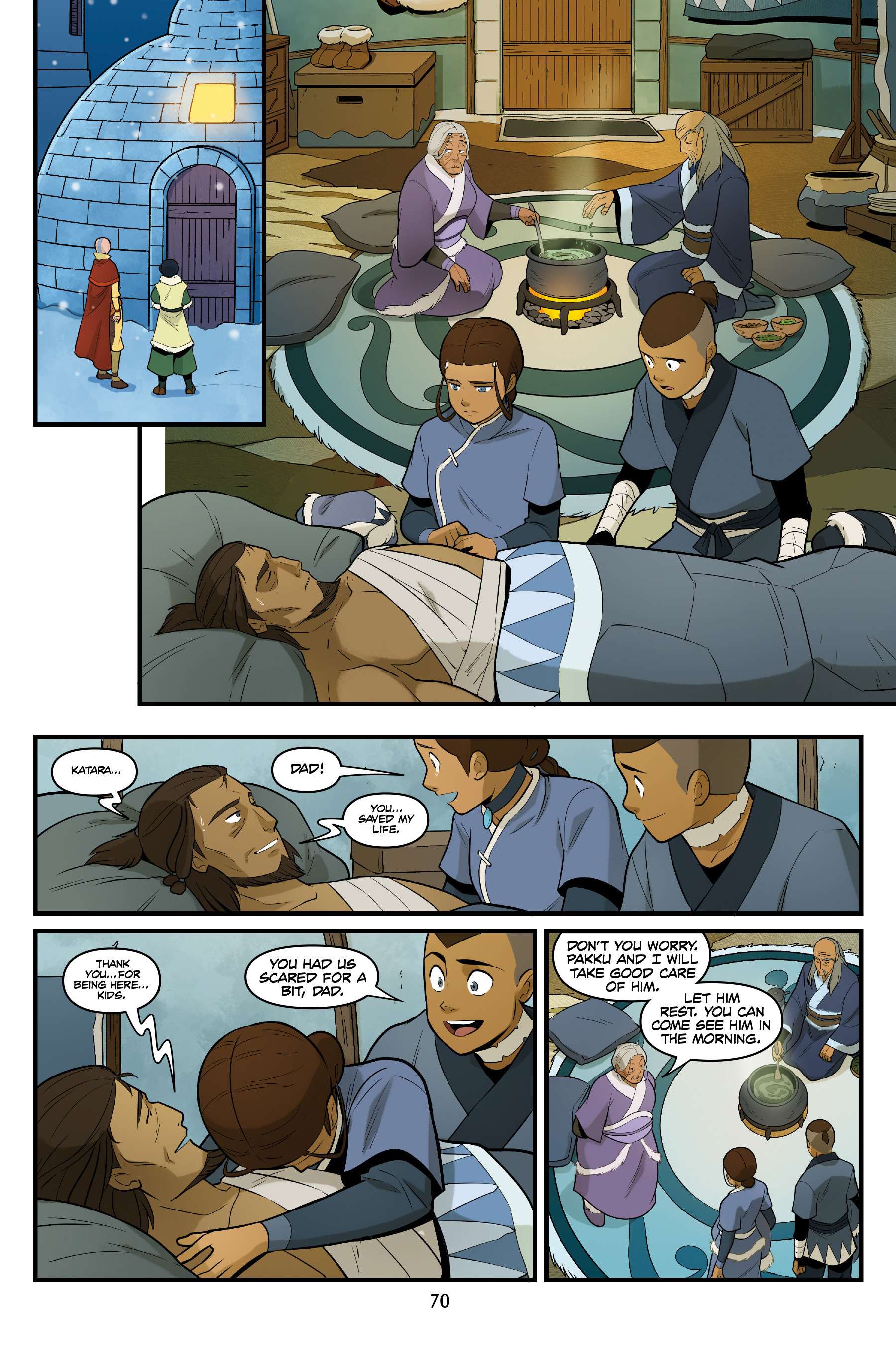 Avatar: The Last Airbender – North and South issue 2 - Page 70