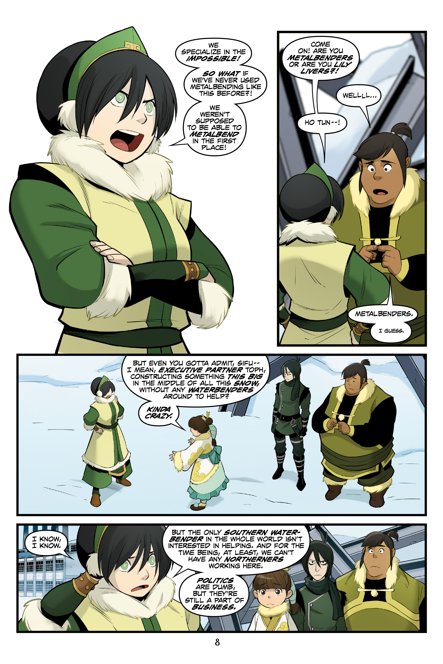 Avatar: The Last Airbender – North and South issue 3 - Page 9