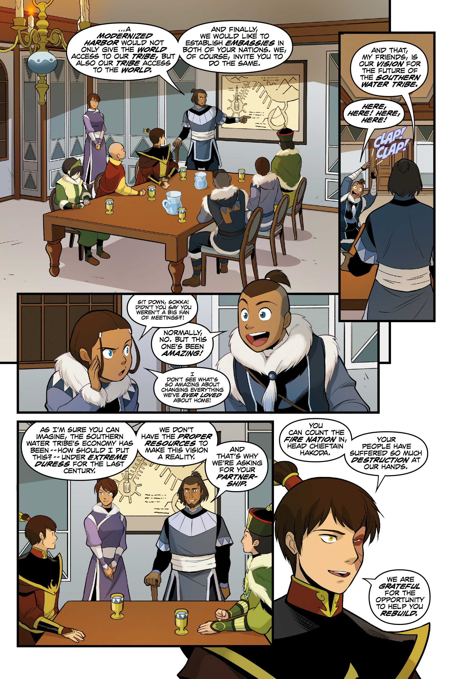 Avatar: The Last Airbender – North and South issue 3 - Page 23