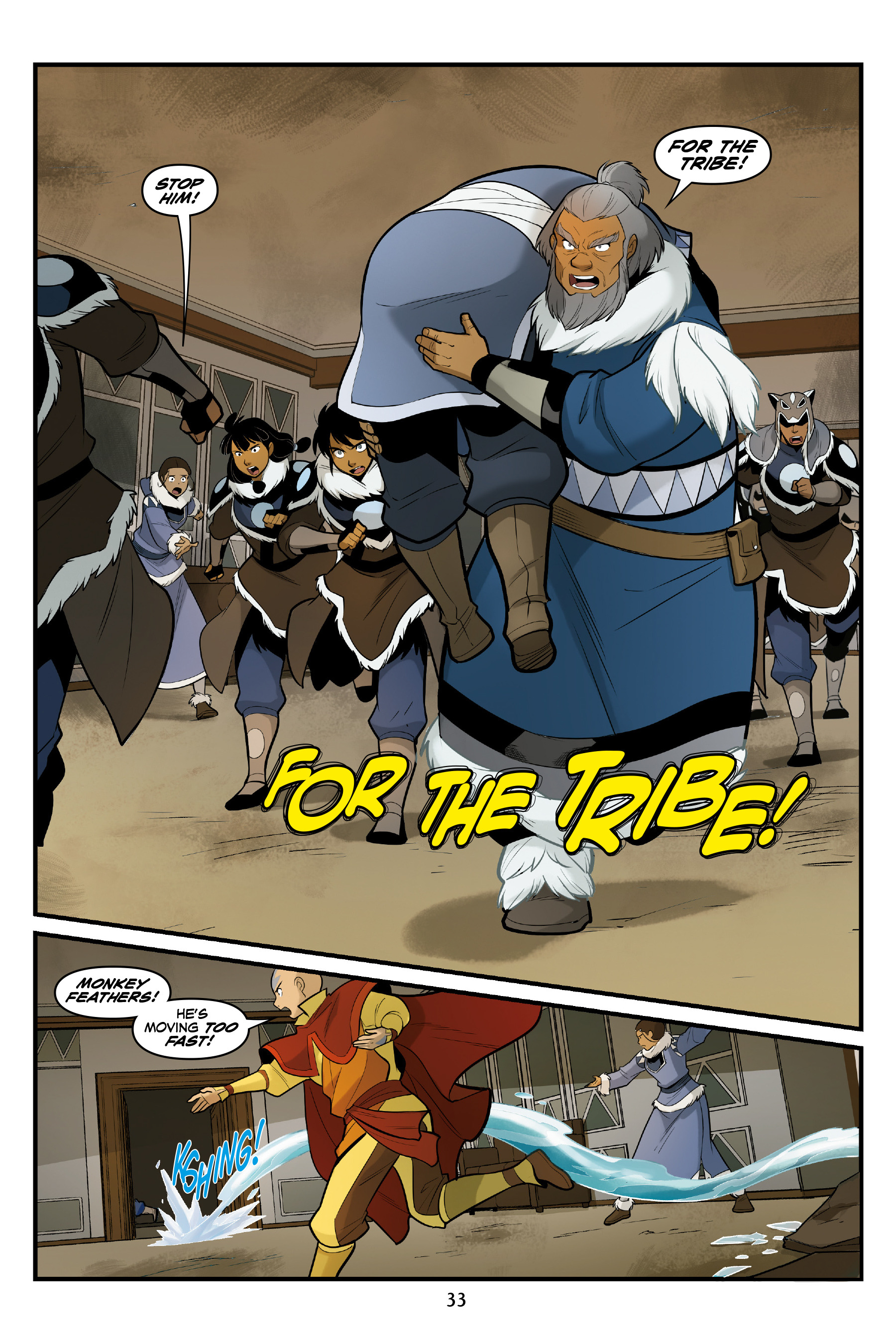 Avatar The Last Airbender North And South Chapter 3 Page 34