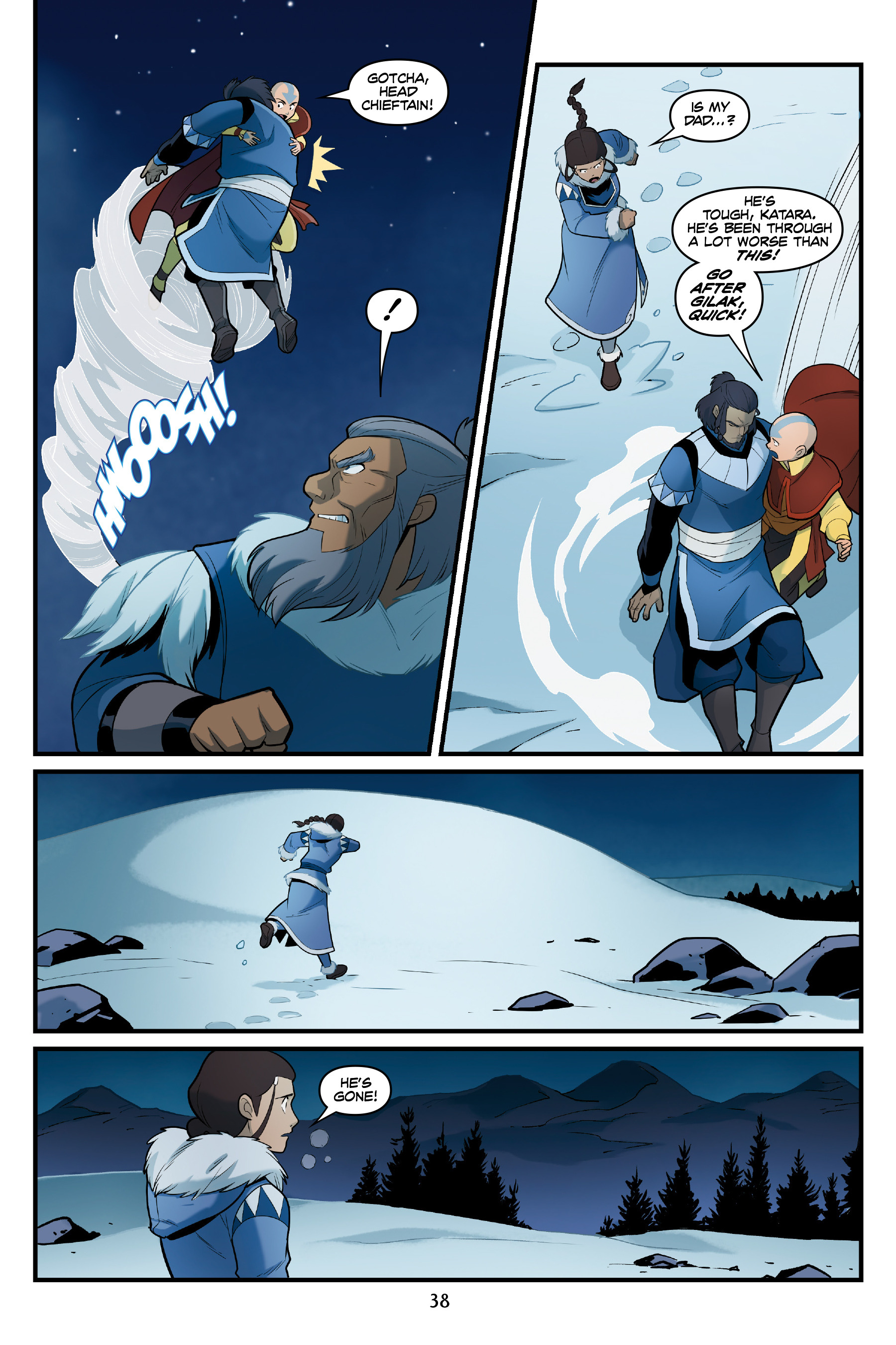 Avatar The Last Airbender North and South Chapter 3 Page 38