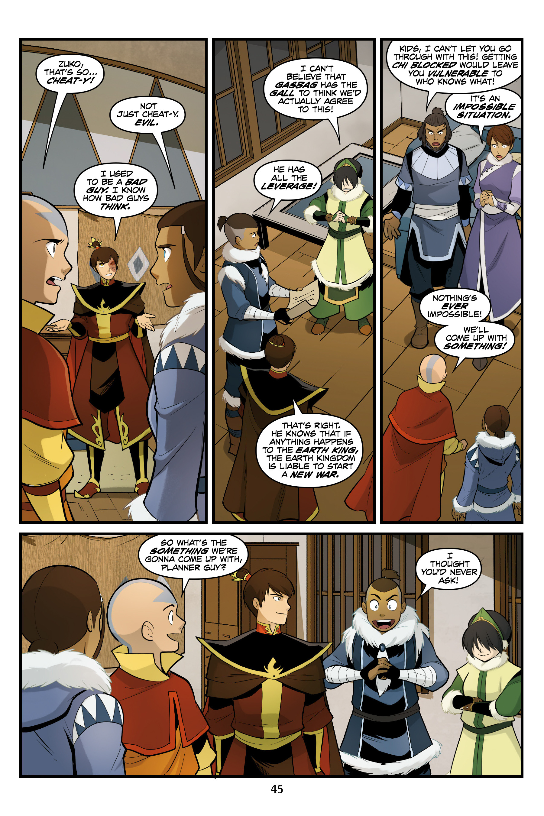 Avatar: The Last Airbender – North and South issue 3 - Page 45