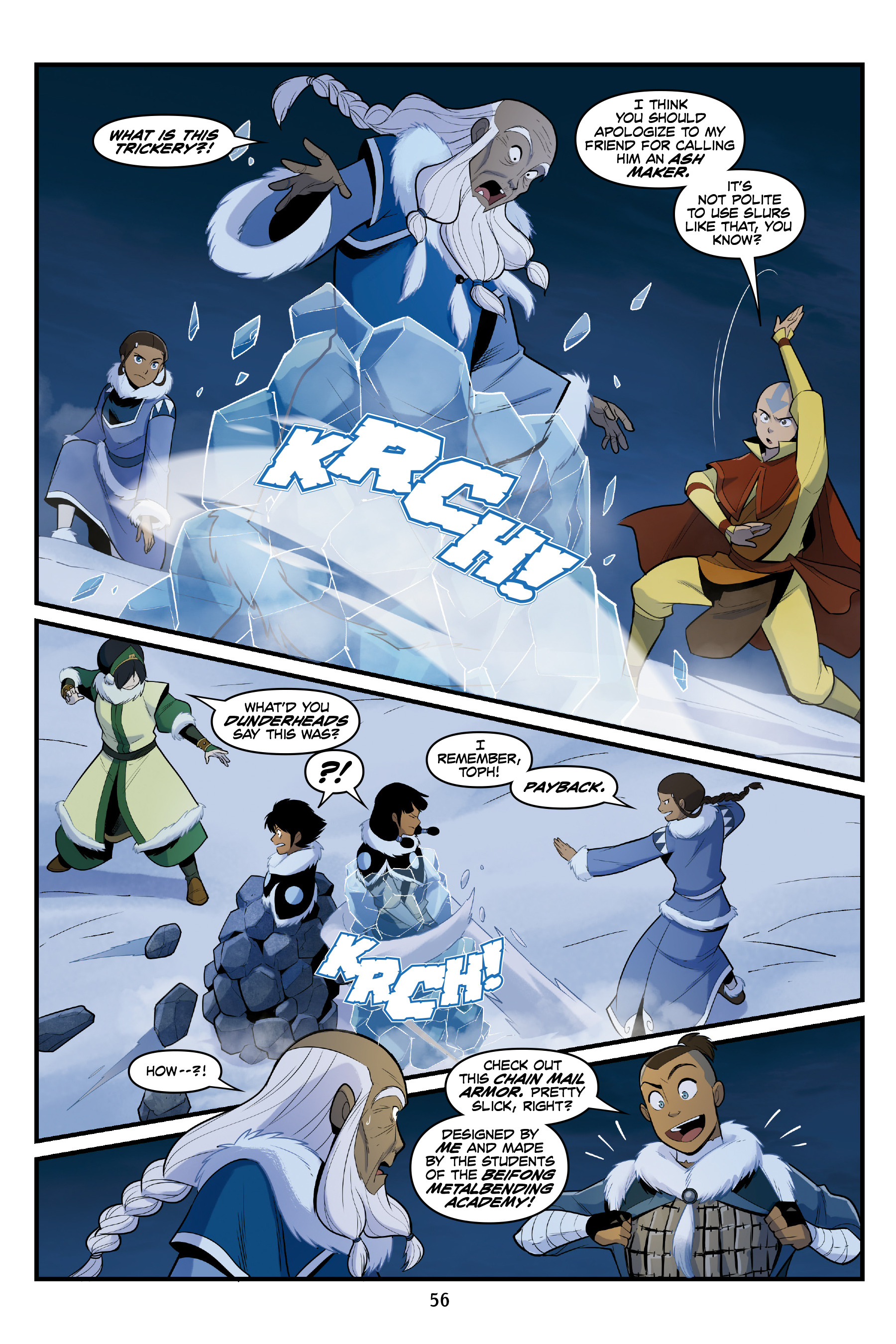 Avatar: The Last Airbender – North and South issue 3 - Page 56