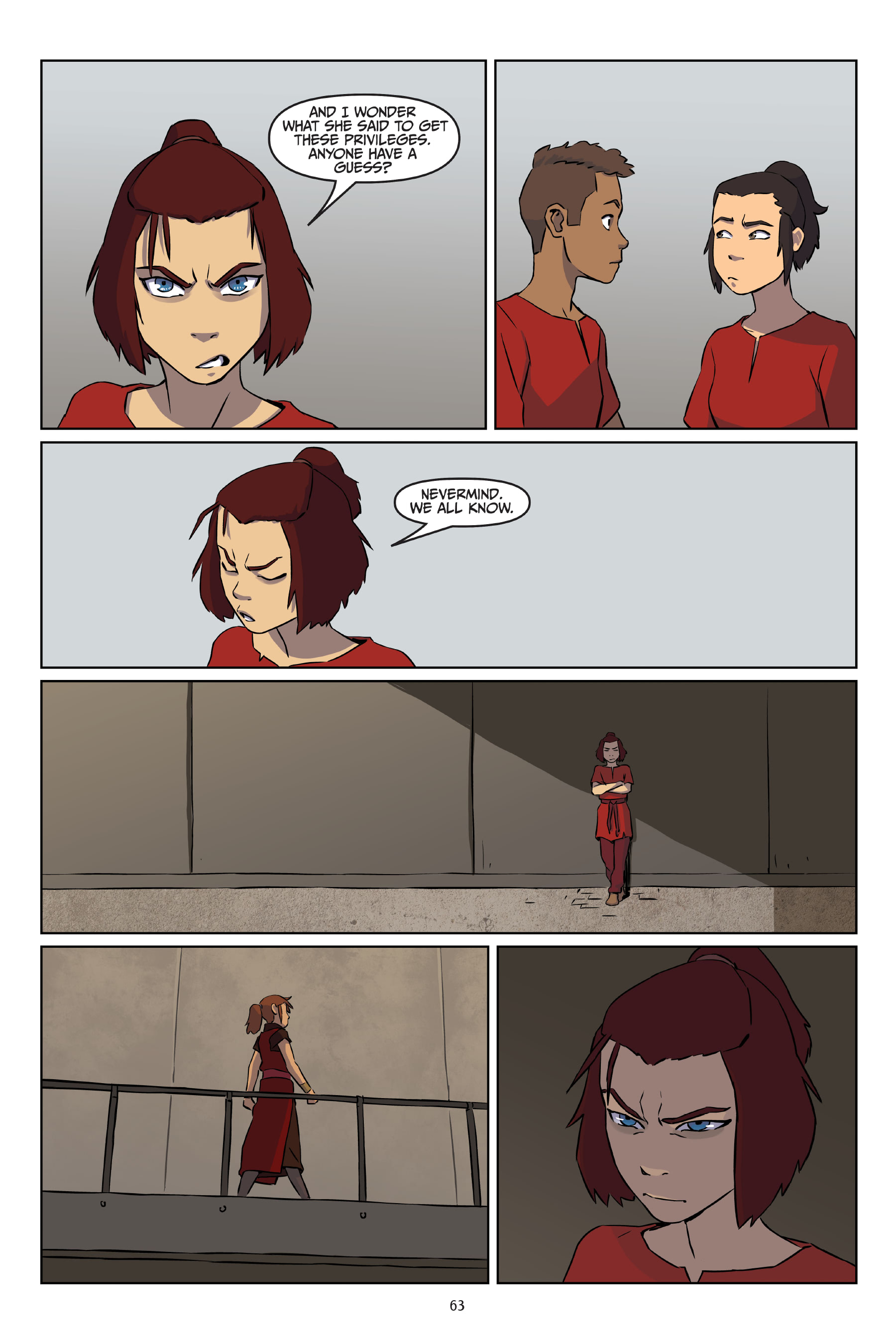 Avatar: The Last Airbender -- Suki, Alone (2021): Chapter 1 - Page 62.