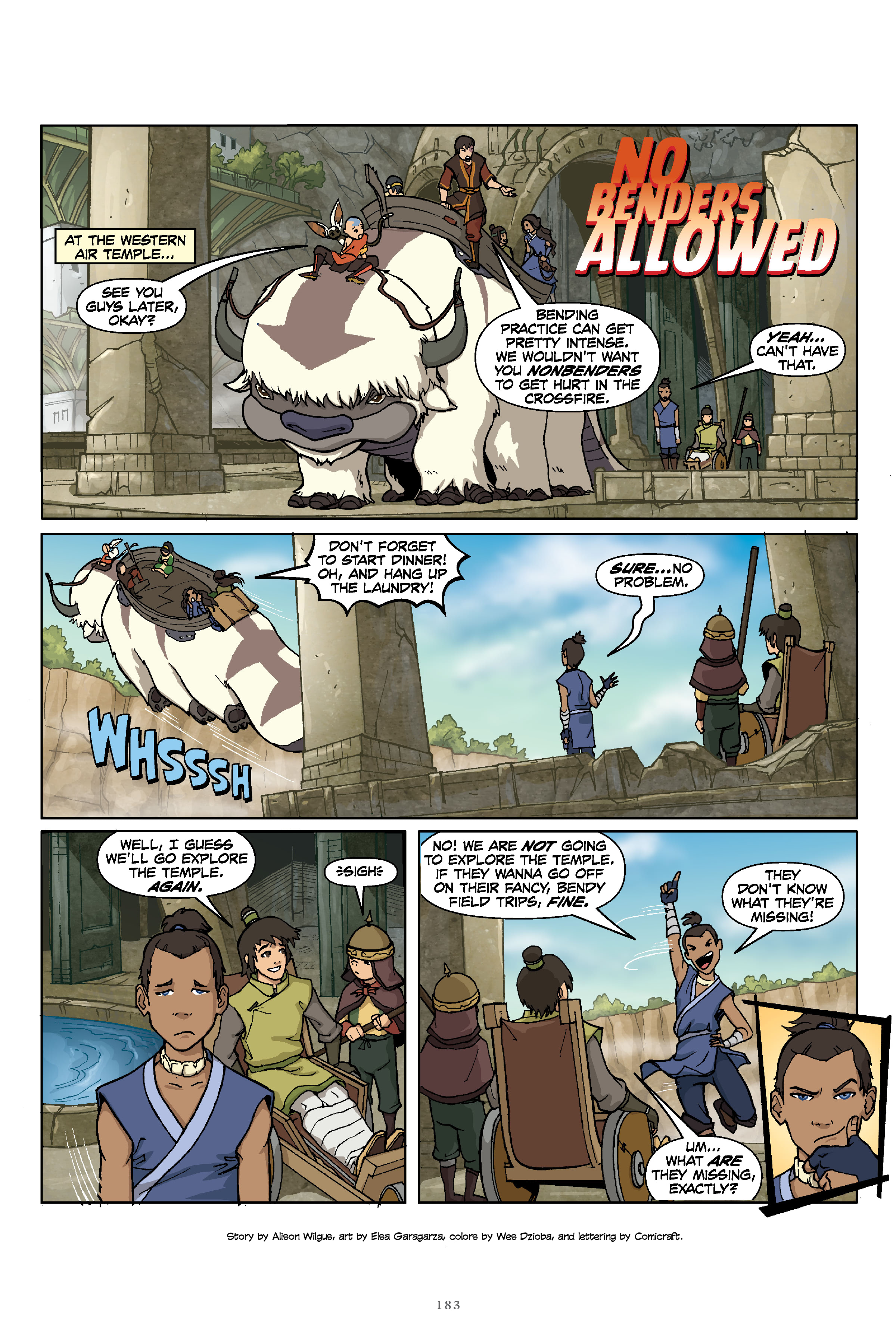 Avatar: The Last Airbender - The Lost Adventures & Team Avatar Tales Library Edition (2020) issue 1 - Page 185