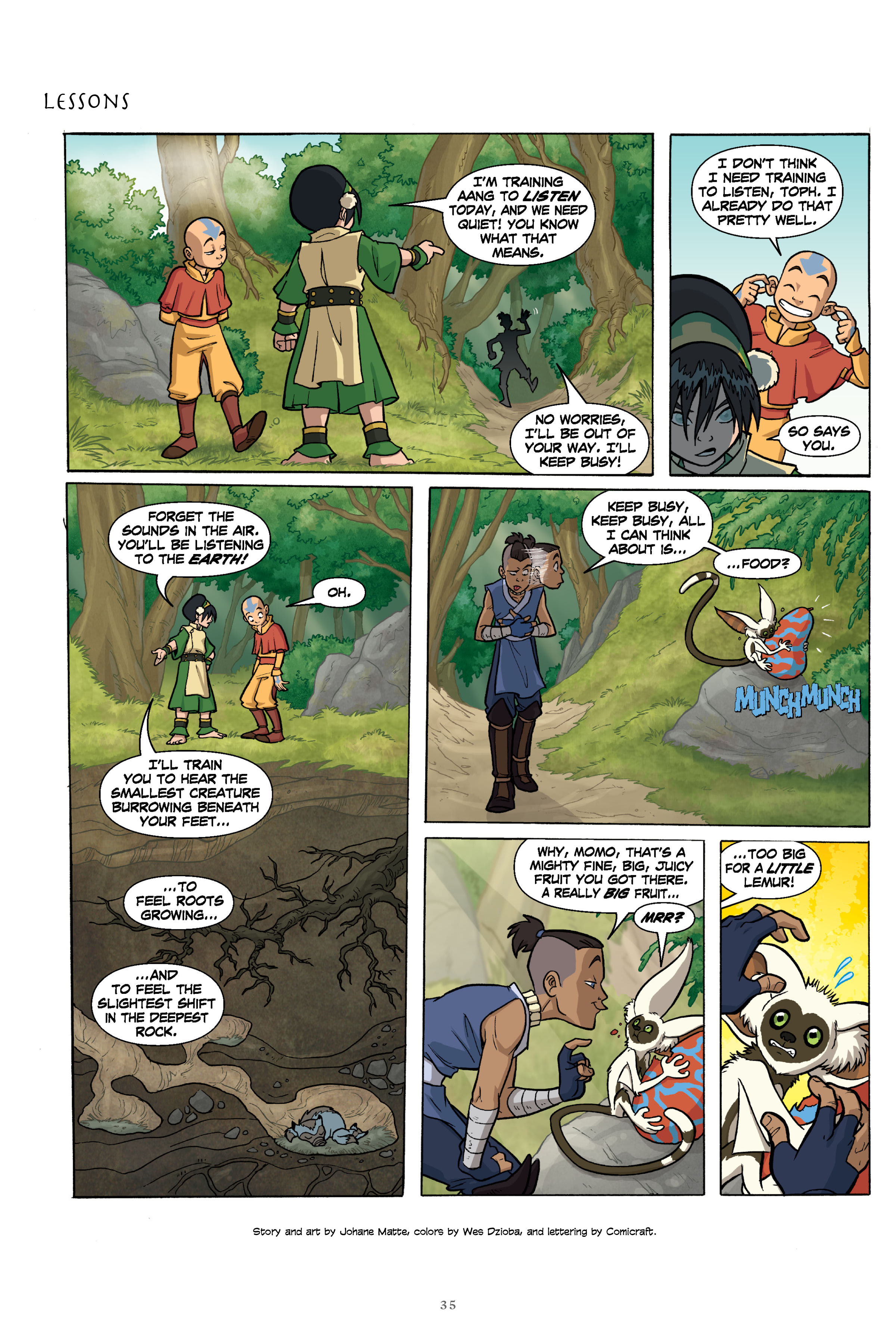 Avatar: The Last Airbender - The Lost Adventures & Team Avatar Tales Library Edition (2020) issue 1 - Page 37