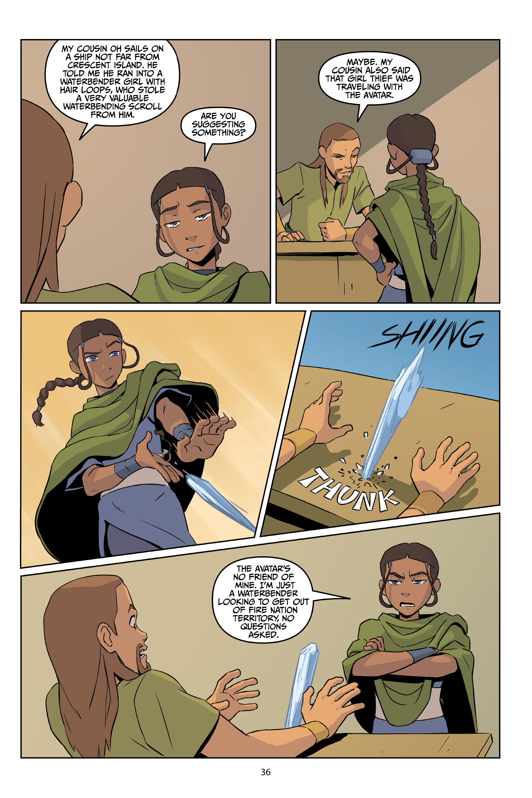 Avatar: The Last Airbender—Katara and the Pirate's Silver (2020) issue 1 - Page 37