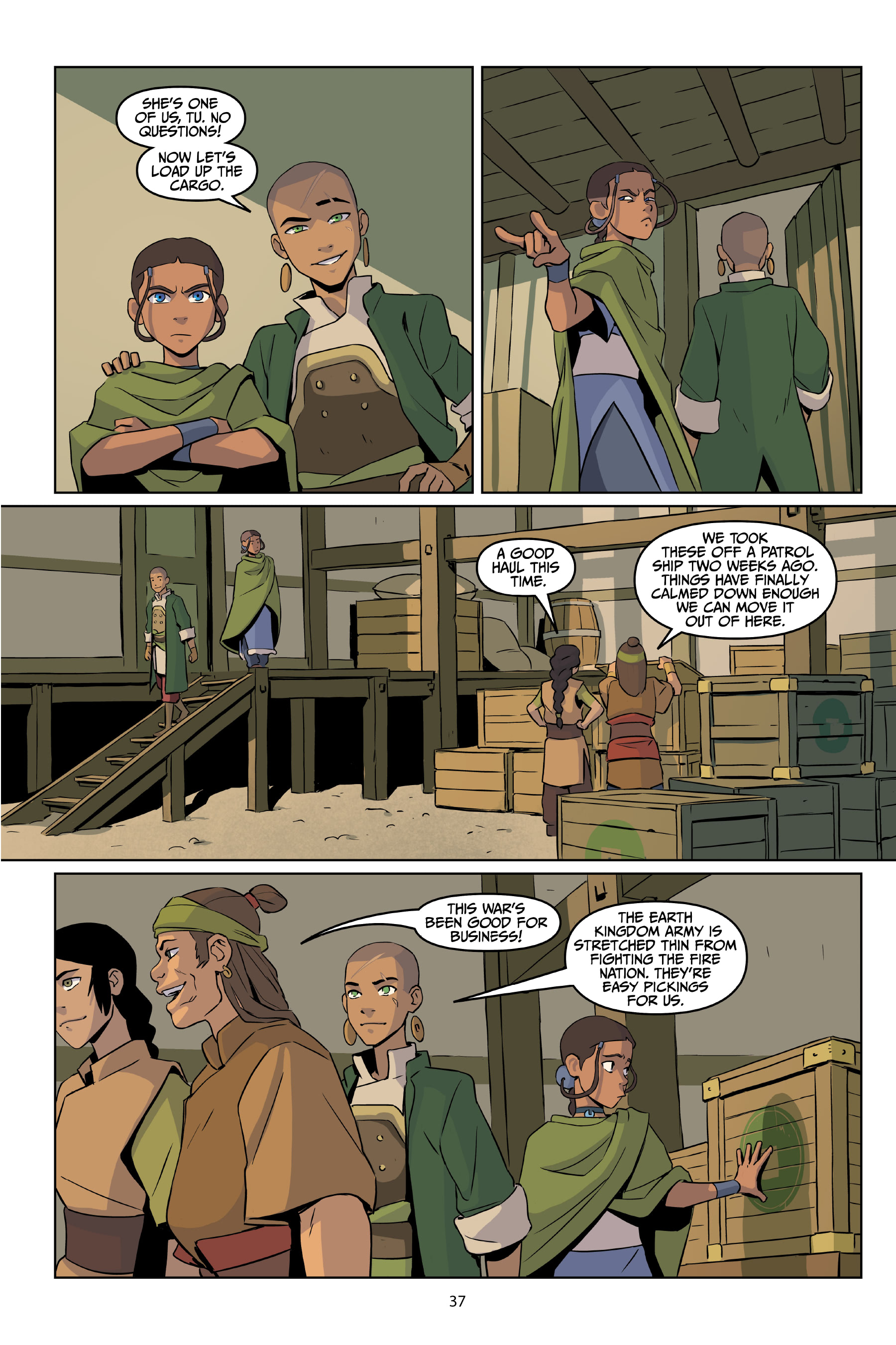 Avatar: The Last Airbender—Katara and the Pirate's Silver (2020) issue 1 - Page 38