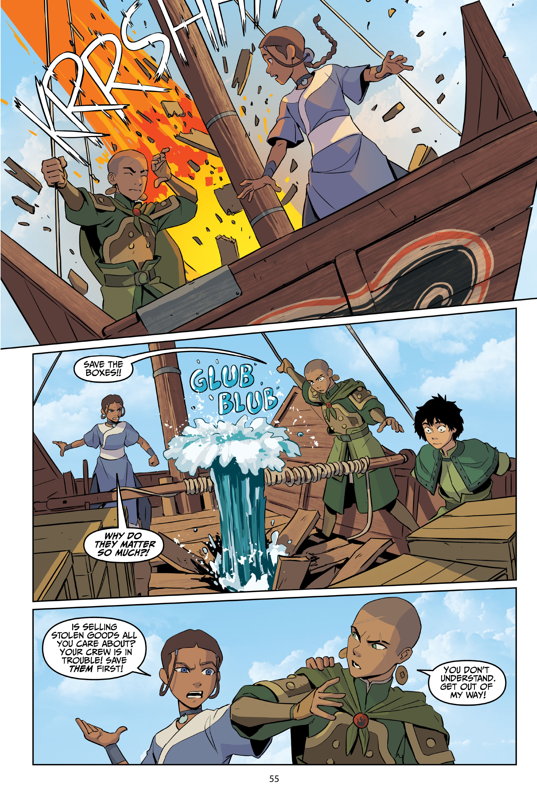 Avatar: The Last Airbender—Katara and the Pirate's Silver (2020) issue 1 - Page 56