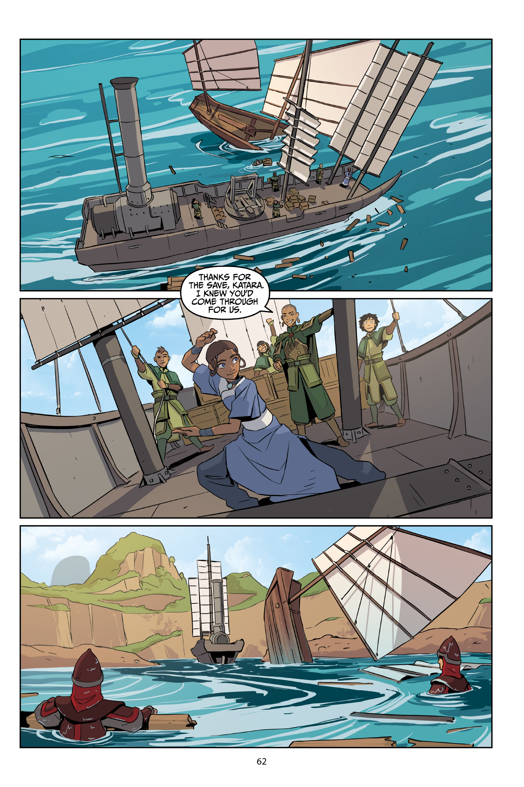 Avatar: The Last Airbender—Katara and the Pirate's Silver (2020) issue 1 - Page 62