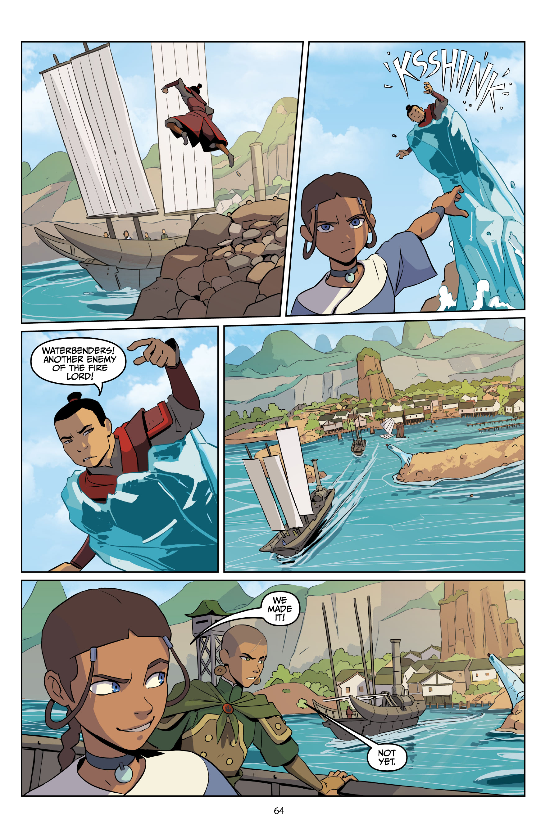 Avatar: The Last Airbender—Katara and the Pirate's Silver (2020) issue 1 - Page 64