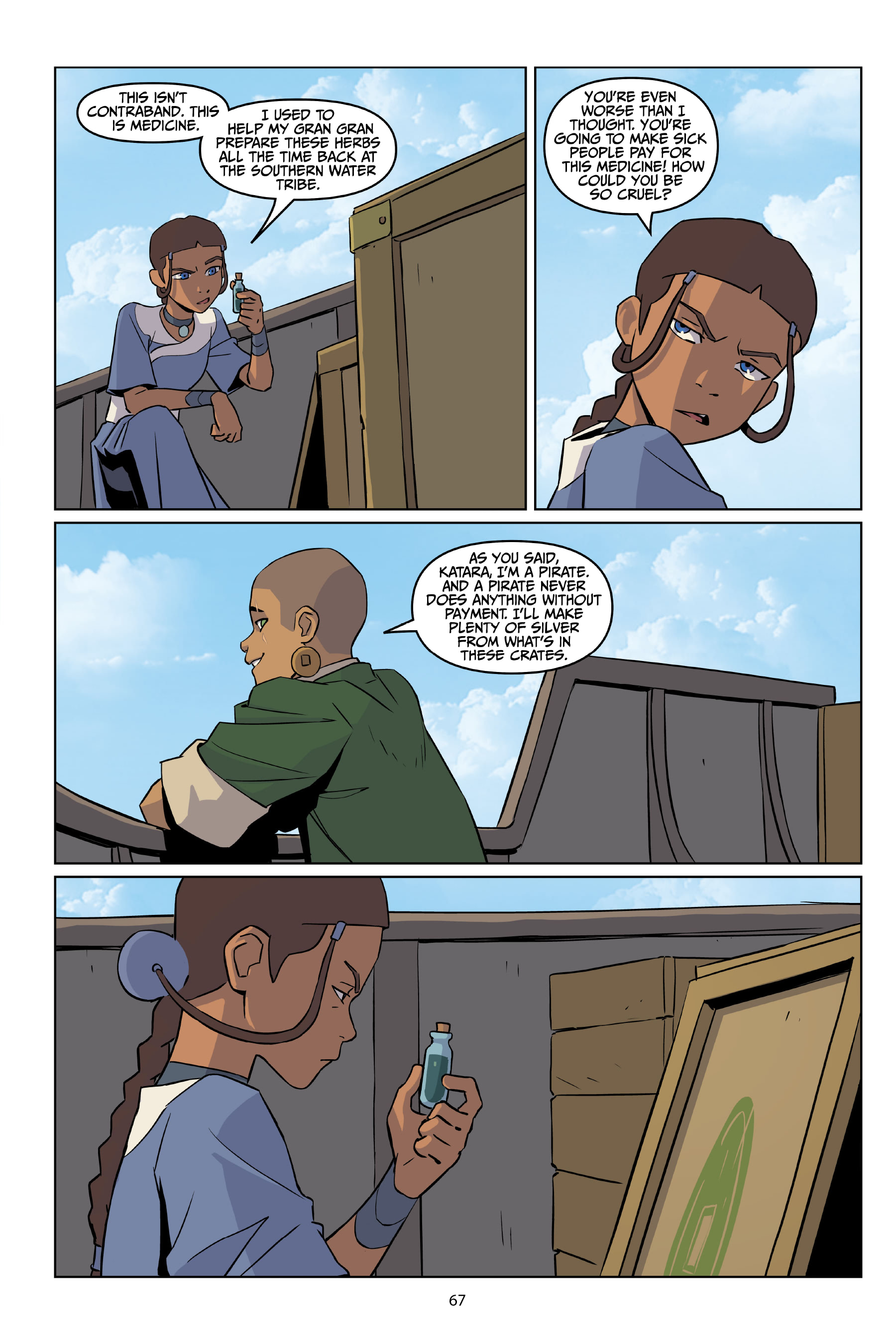 Avatar: The Last Airbender—Katara and the Pirate's Silver (2020) issue 1 - Page 67