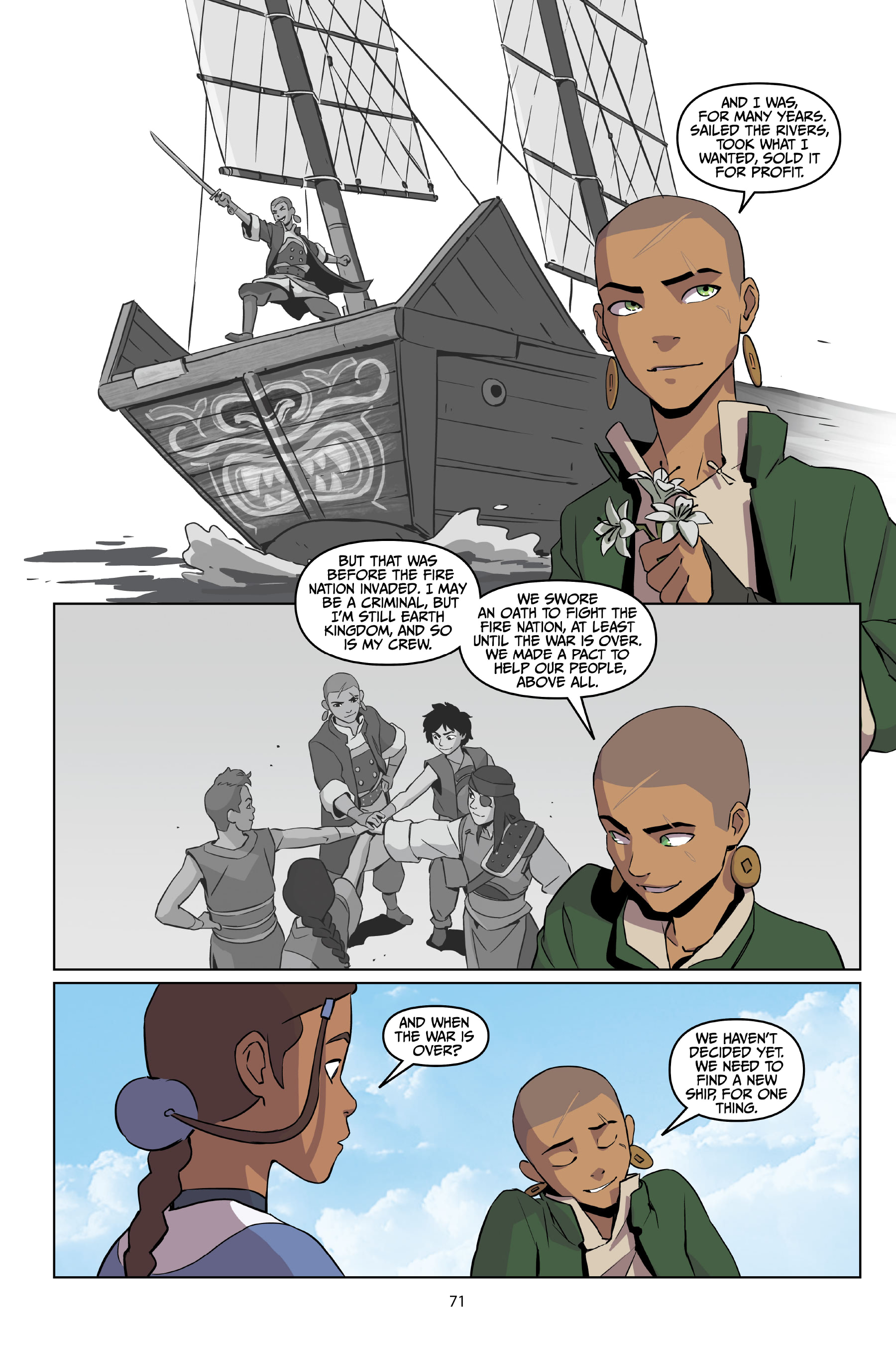 Avatar: The Last Airbender—Katara and the Pirate's Silver (2020) issue 1 - Page 71