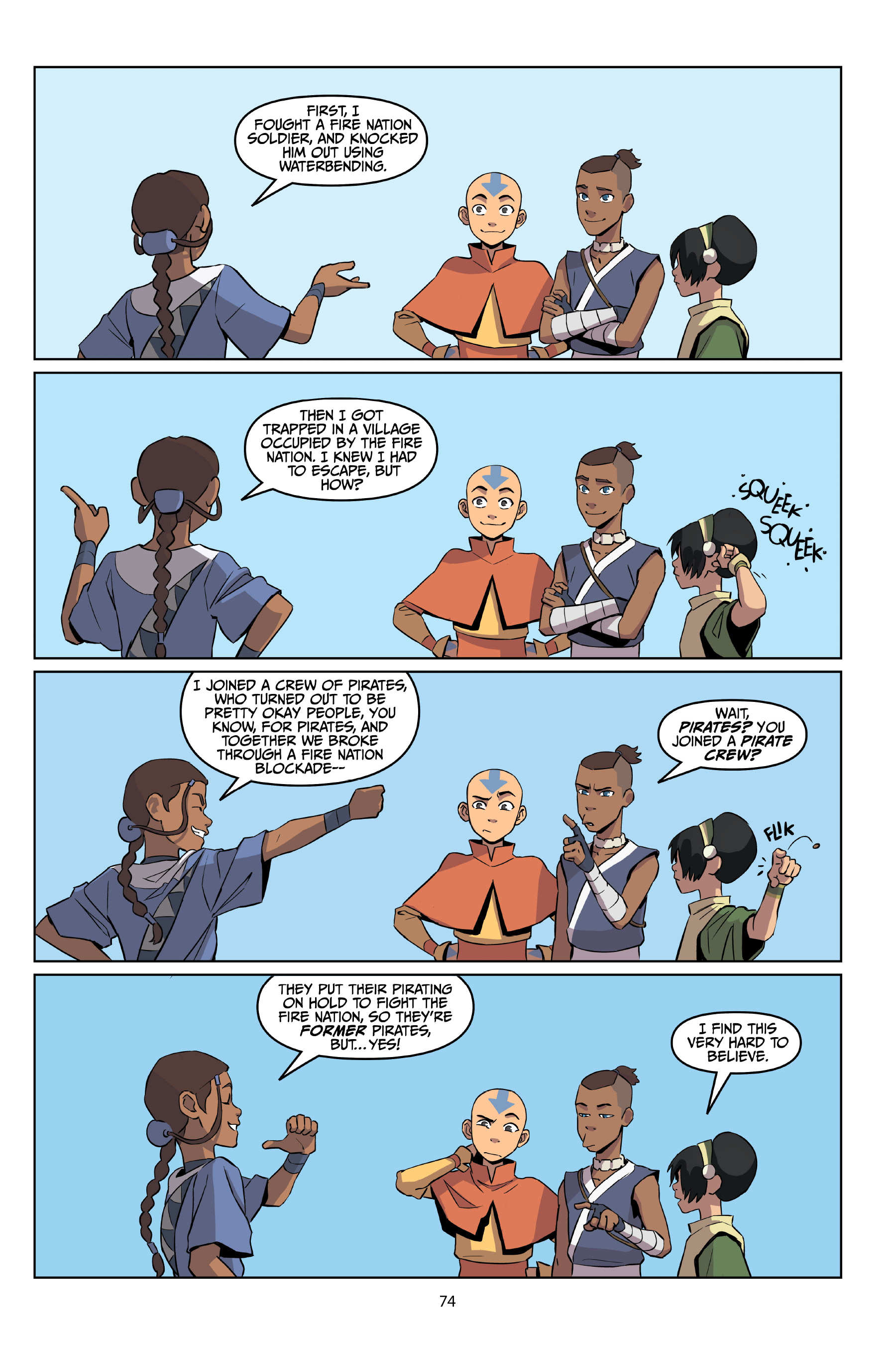 Avatar: The Last Airbender—Katara and the Pirate's Silver (2020) issue 1 - Page 74