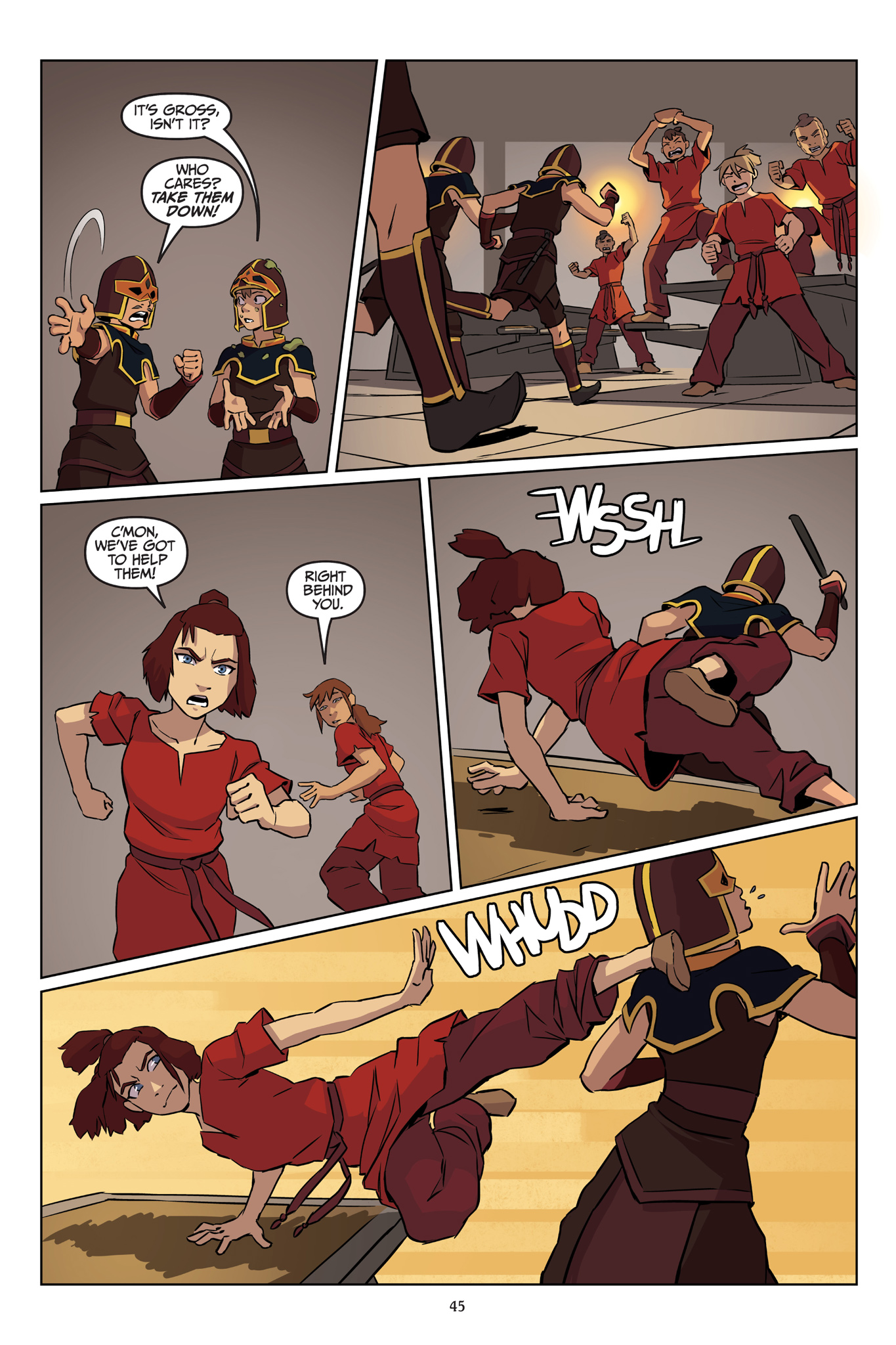 Avatar: The Last Airbender--Suki, Alone (2021) issue 1 - Page 46