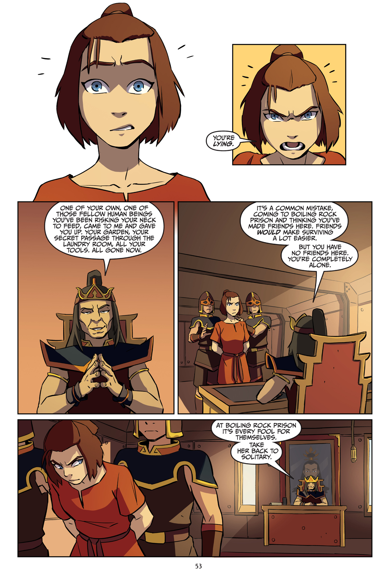 Avatar: The Last Airbender--Suki, Alone (2021) issue 1 - Page 54